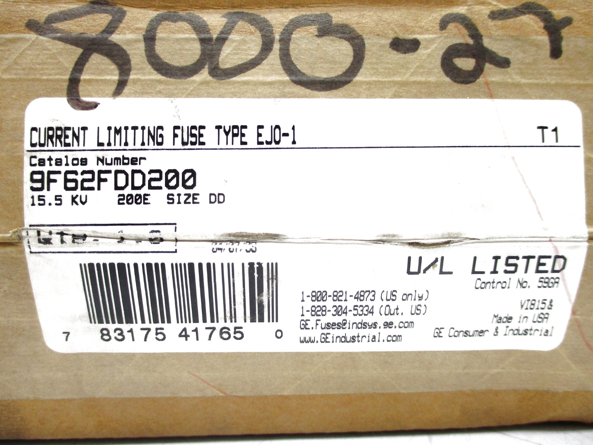 GENERAL ELECTRIC 9F62FDD200 NSFS