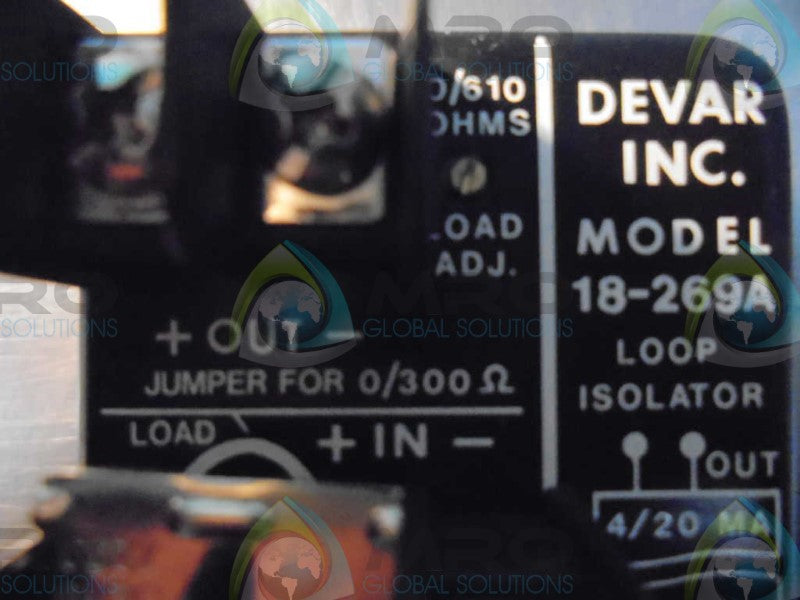 DEVAR INC. 18-269A *NEW NO BOX*