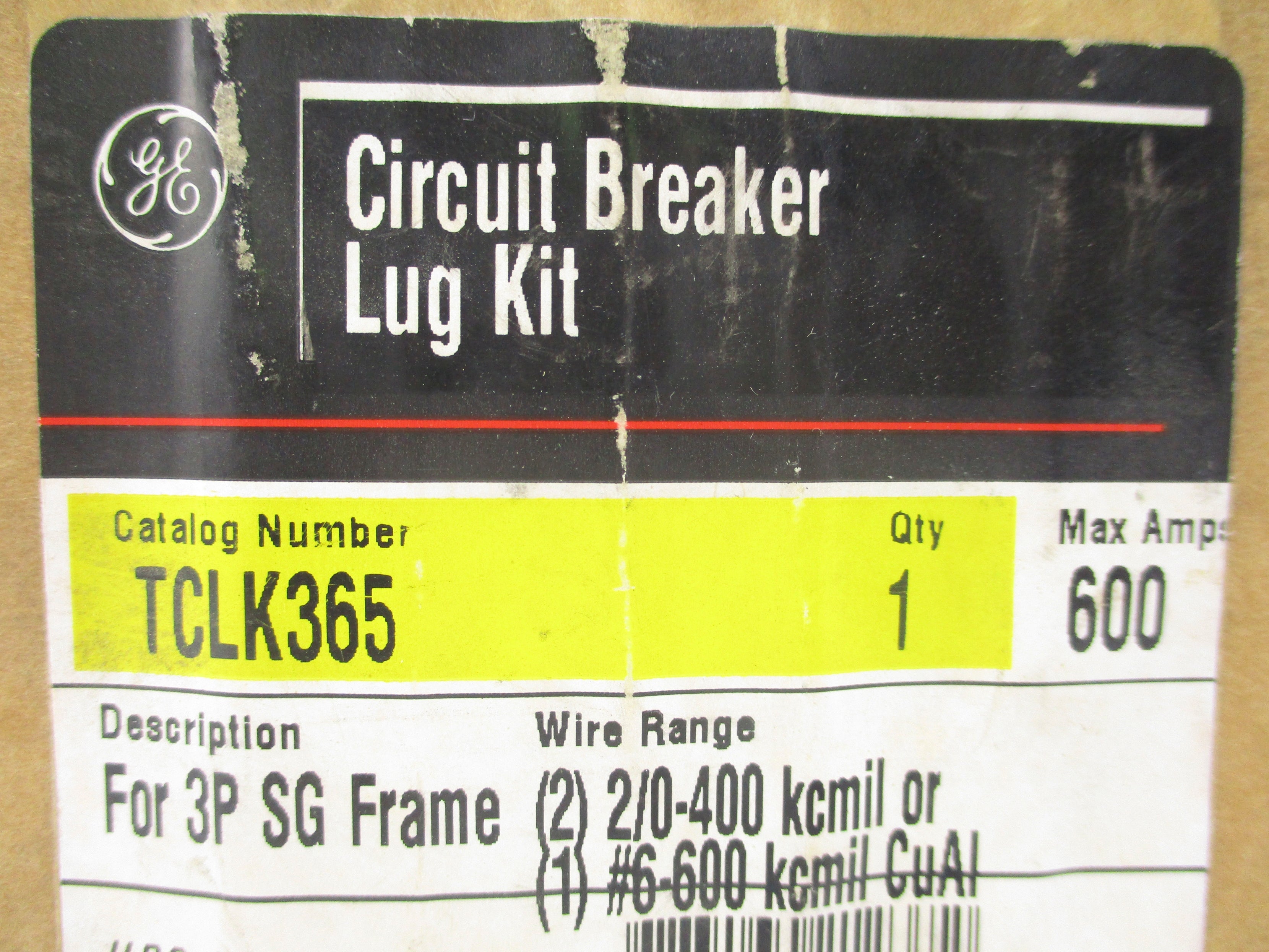 GENERAL ELECTRIC TCLK365 NSFS