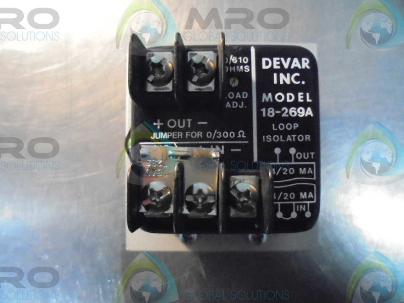 DEVAR INC. 18-269A *NEW NO BOX*