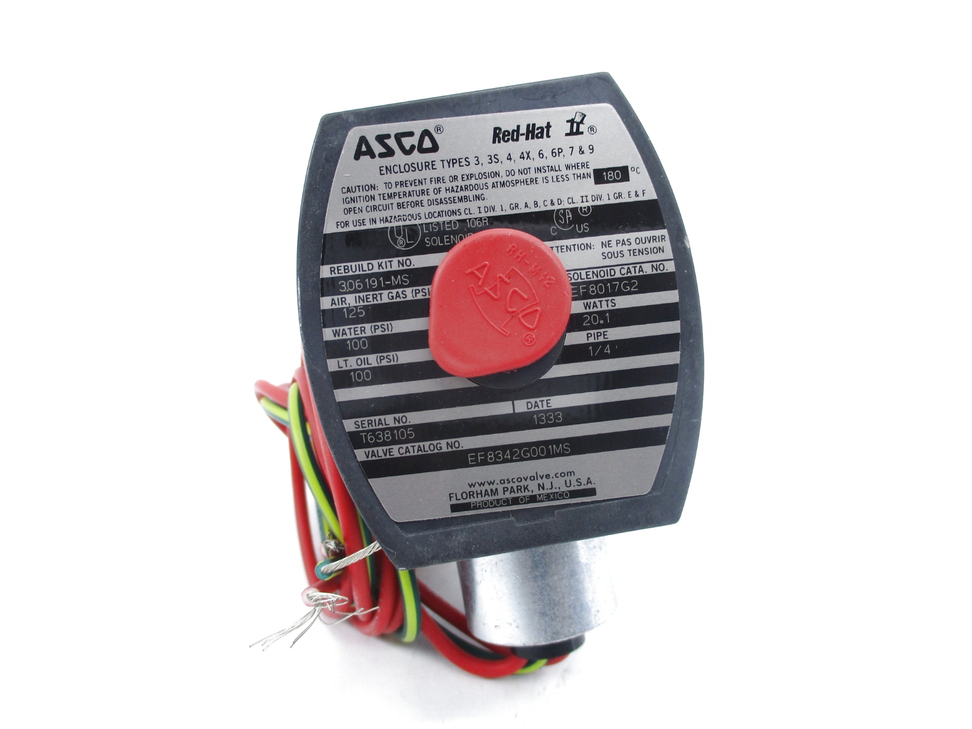 ASCO EF8342G001MS 120V NSNP