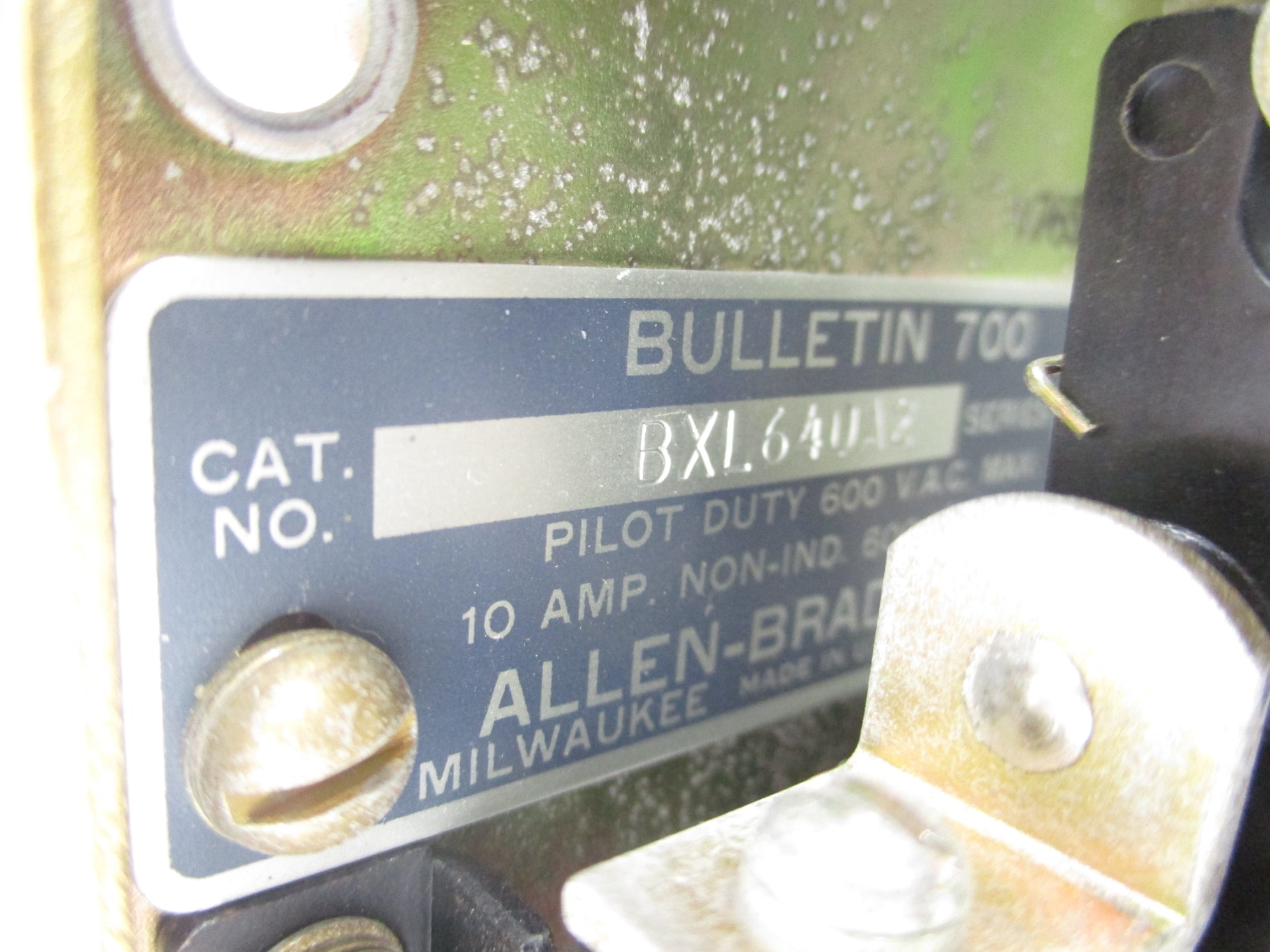 INDUSTRIAL SPARE PART 700BXL640A2 SER. A 10A 240V NSNP
