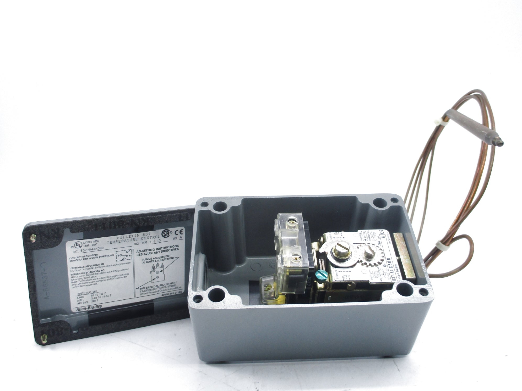 INDUSTRIAL SPARE PART 837-A4JX508 SER. A NSNP