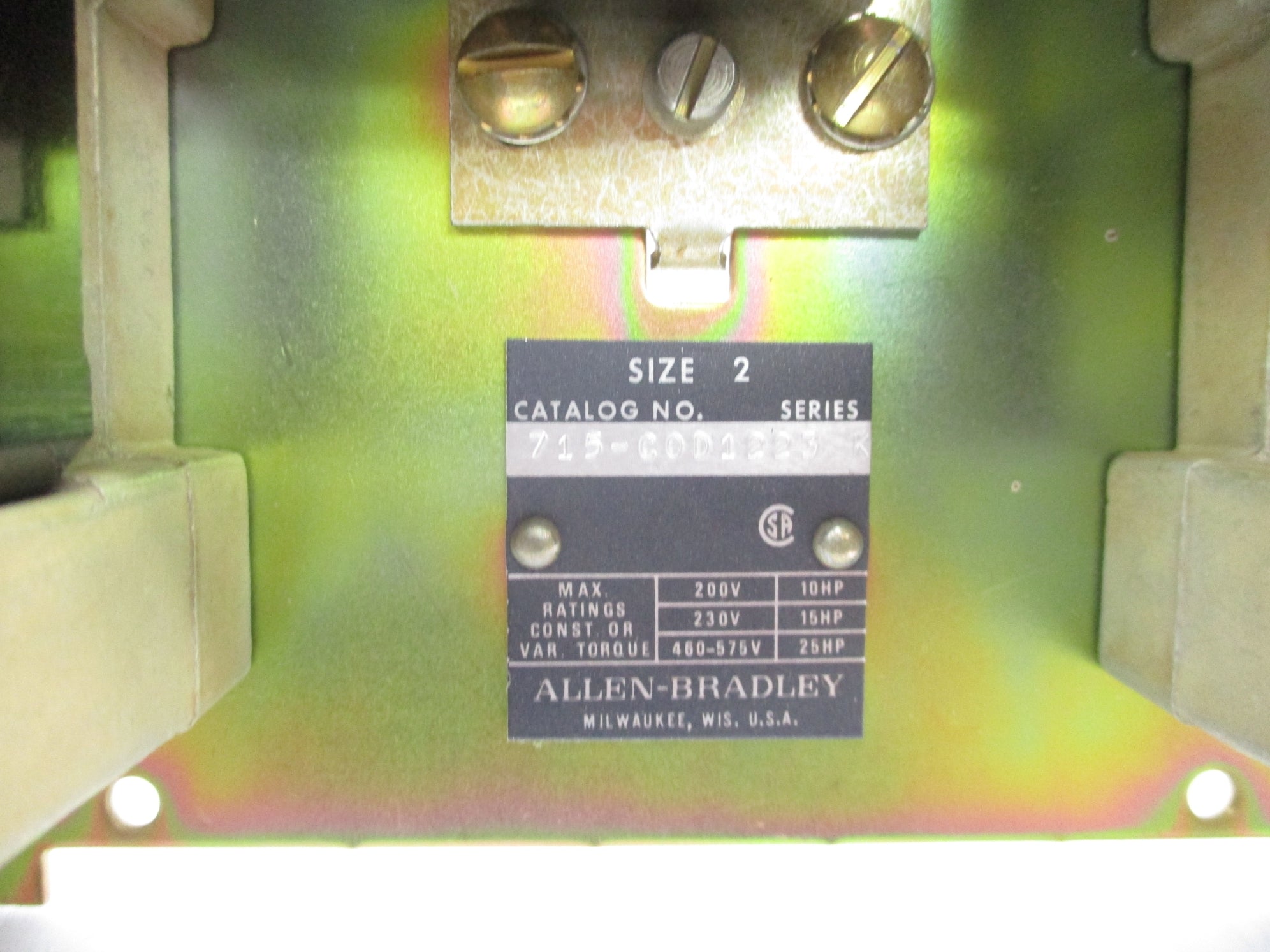 INDUSTRIAL SPARE PART 715-COD1223 SER. K NSNP