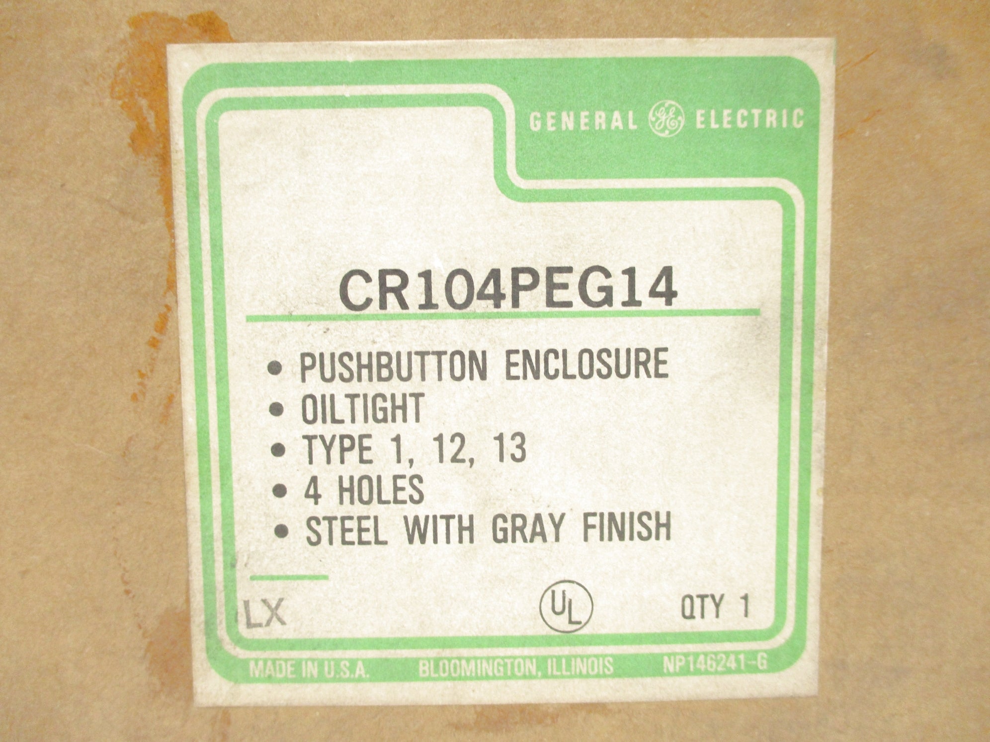 GENERAL ELECTRIC CR104PEG14 NSFS