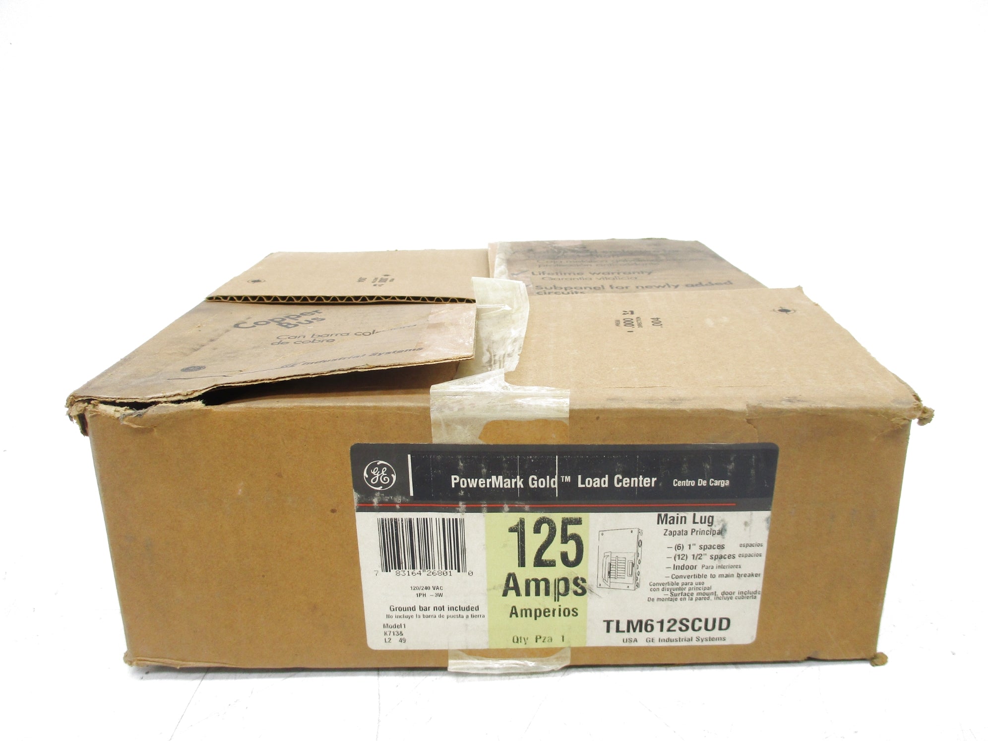 GENERAL ELECTRIC TLM612SCUD 240VAC 125A NSMP
