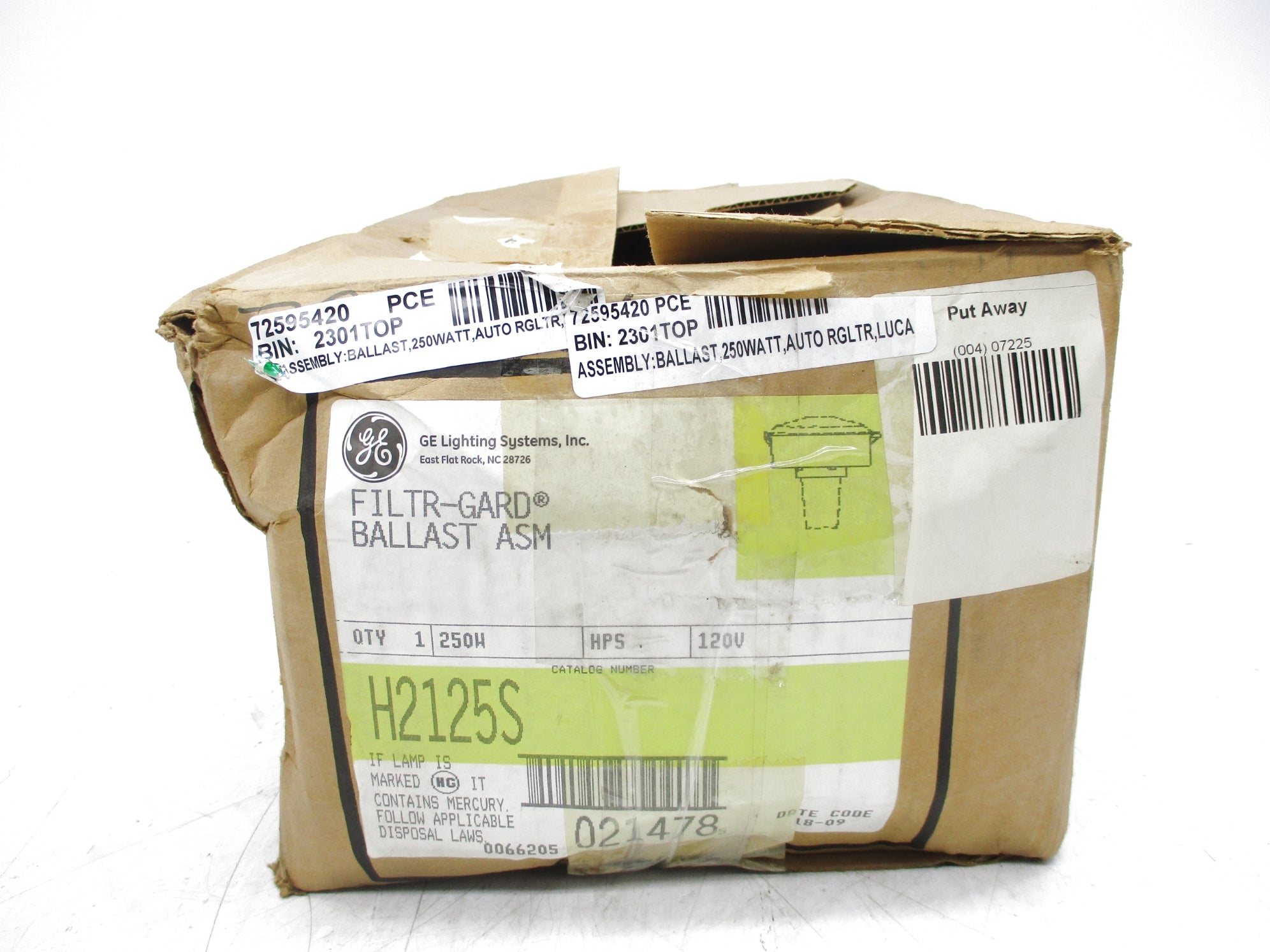 GENERAL ELECTRIC H2125S NSMP
