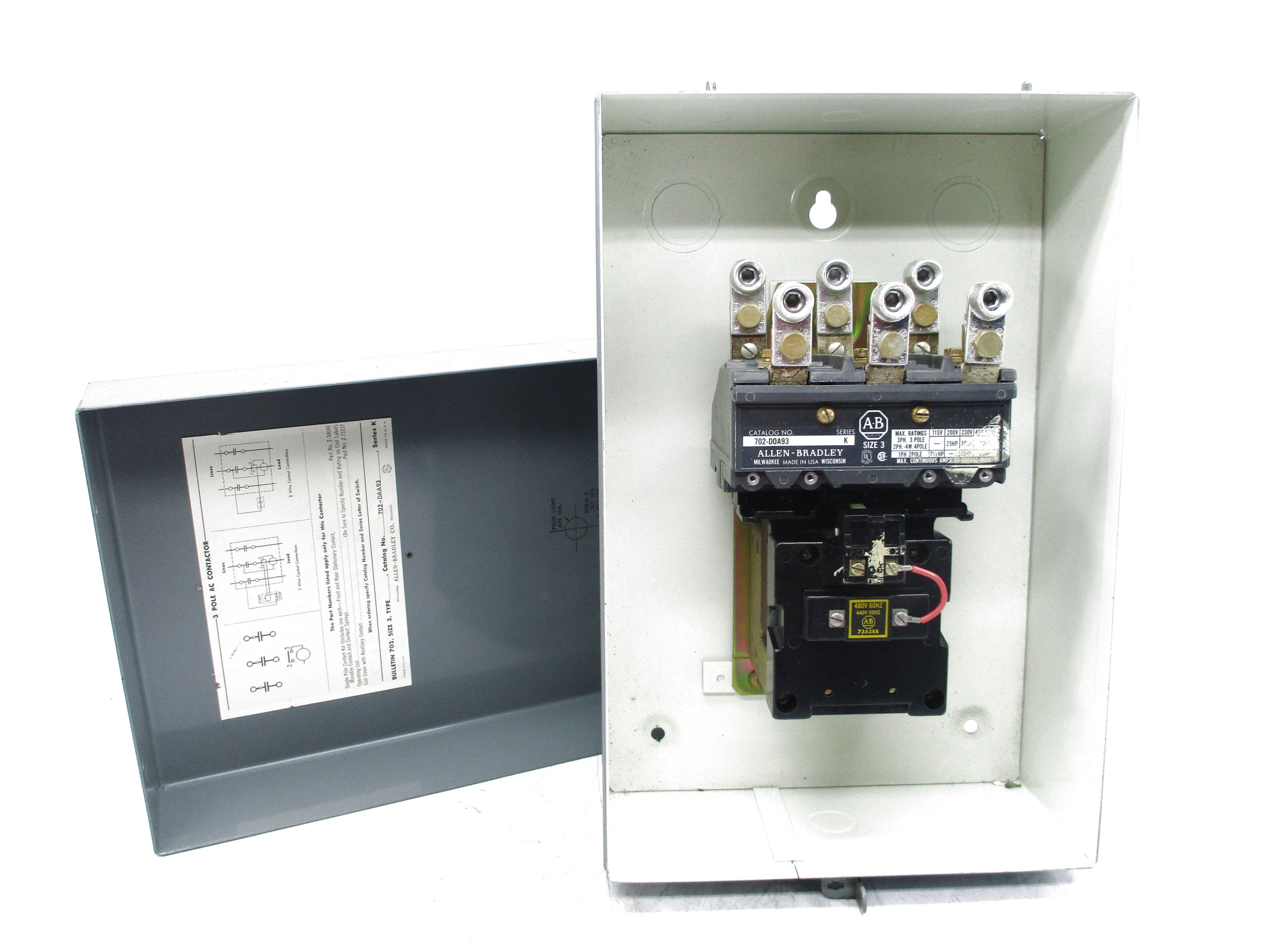 INDUSTRIAL SPARE PART 702-DAA93 SER. K 480V NSNP