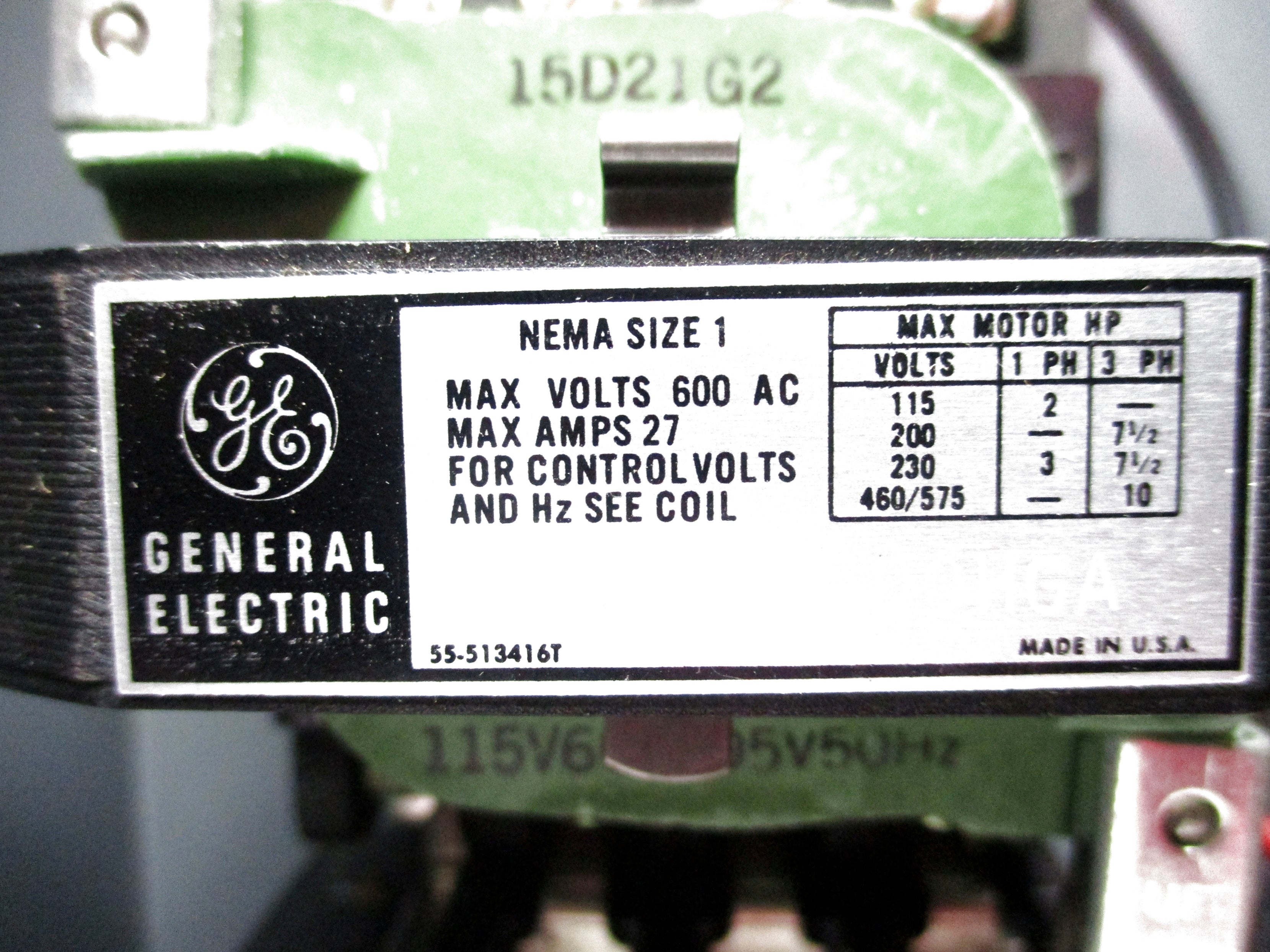 GENERAL ELECTRIC CR207C100HGA (AS PICTURED) NSNP