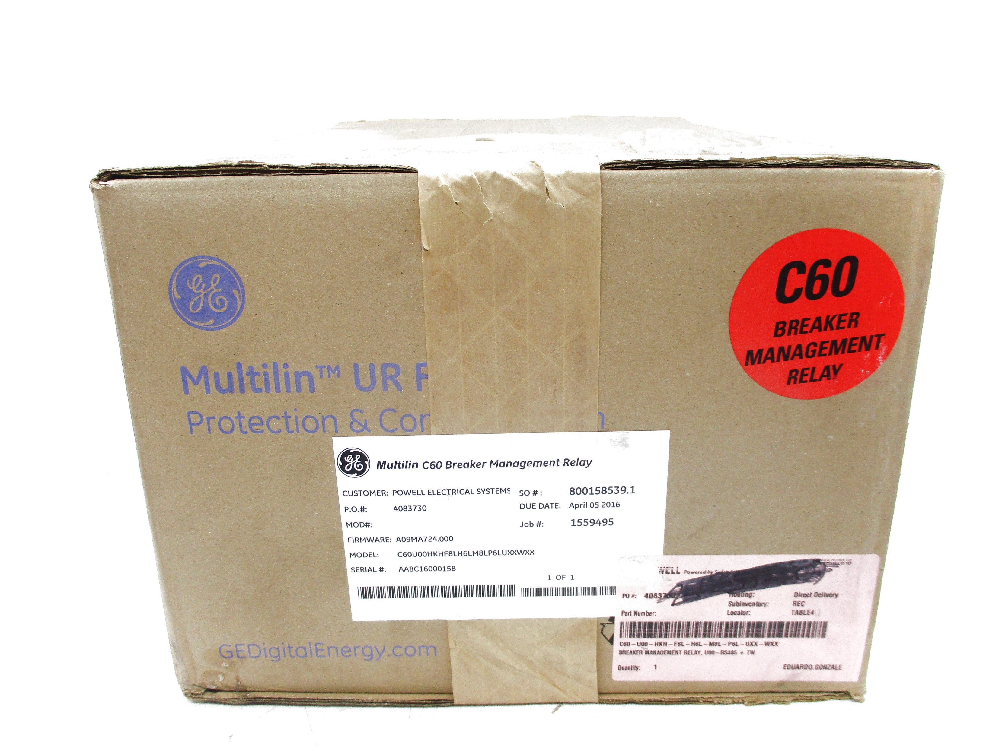 GENERAL ELECTRIC C60U00HKHF8LH6LM8LP6LUXXWXX NSFS