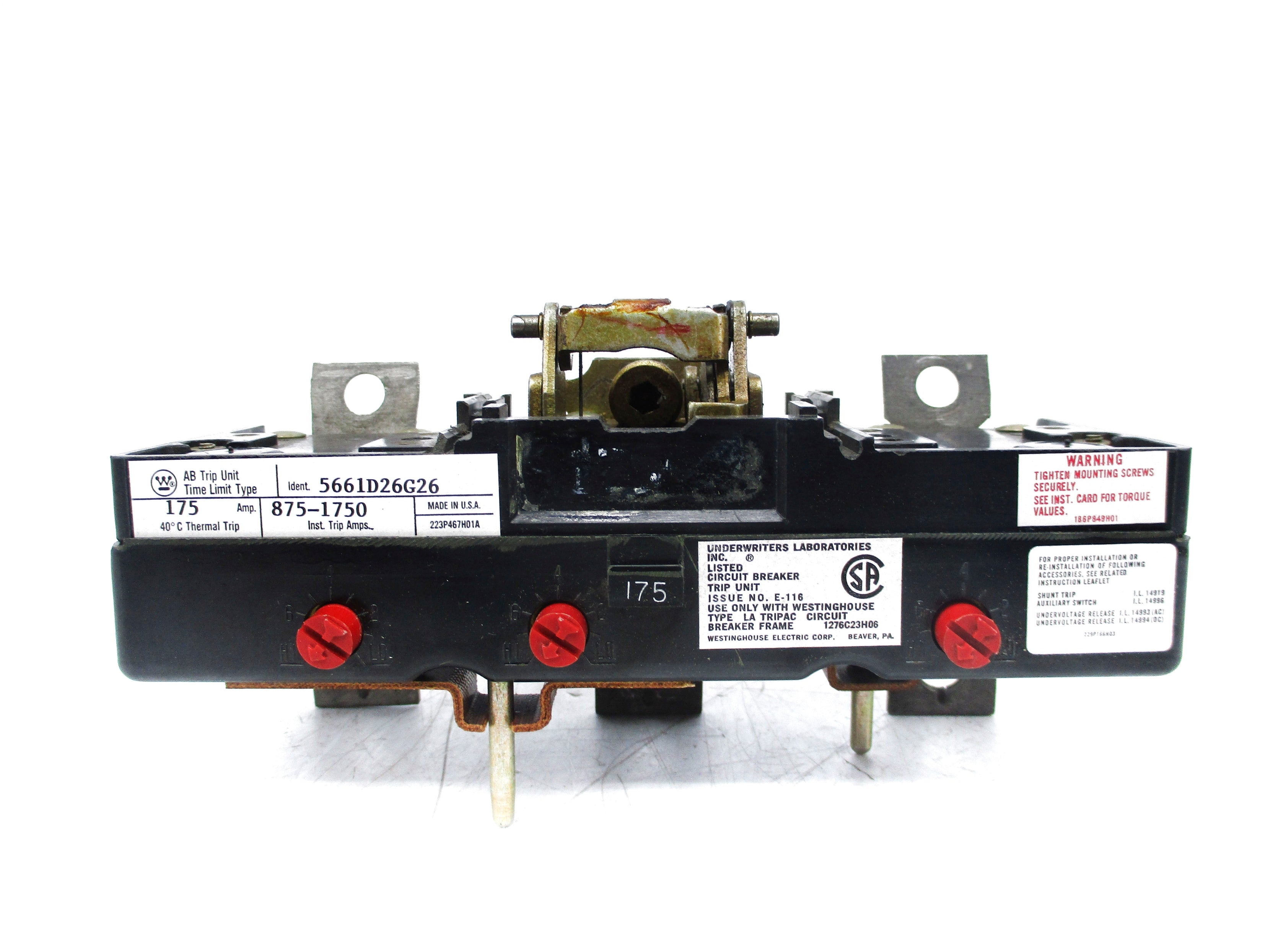 WESTINGHOUSE 5661D26G26 UNMP