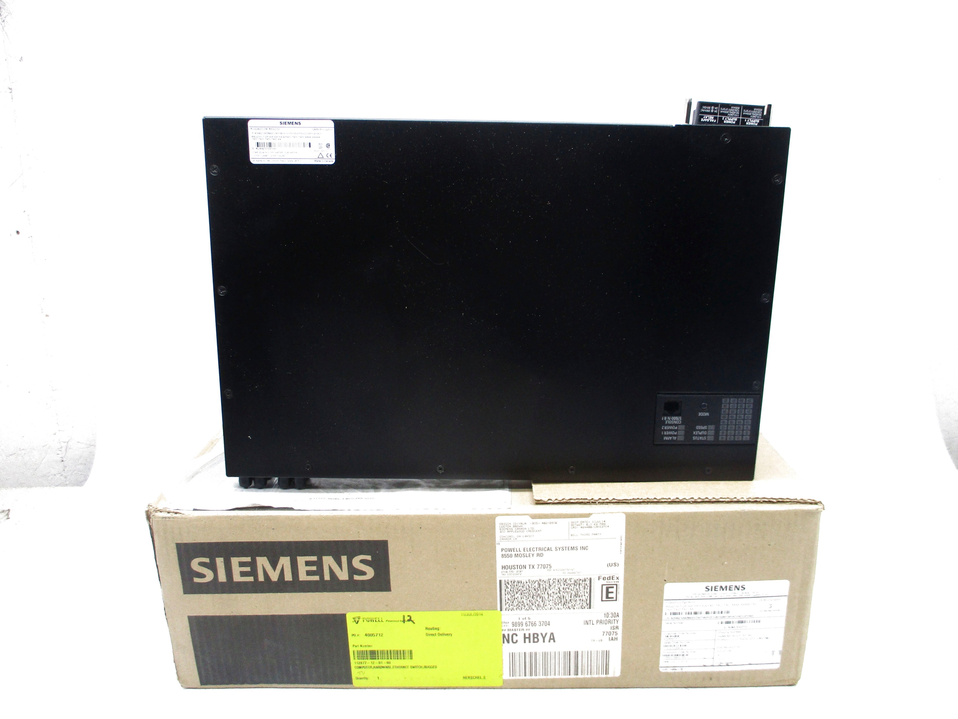 SIEMENS RSG2100-T-DP-HIP-HIP-FX04-FX01-TX01-TX01-XXXX-XXXXX-TX01-TX01 NSMP
