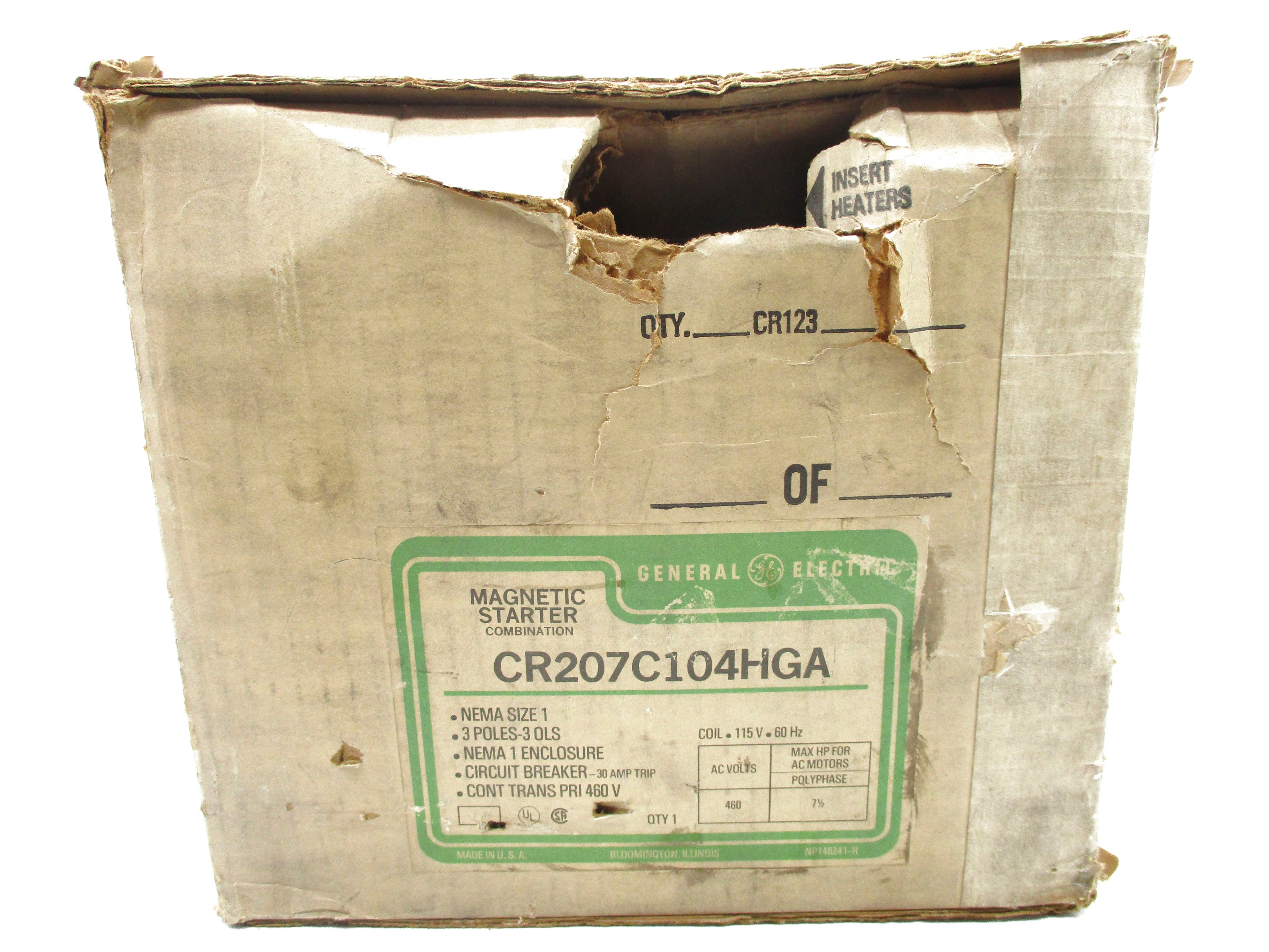 GENERAL ELECTRIC CR207C104HGA NSMP