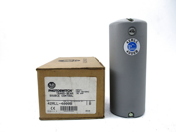 ALLEN BRADLEY 42RLL-4000B SER. B 120V .02A (BR/WH) NSMP