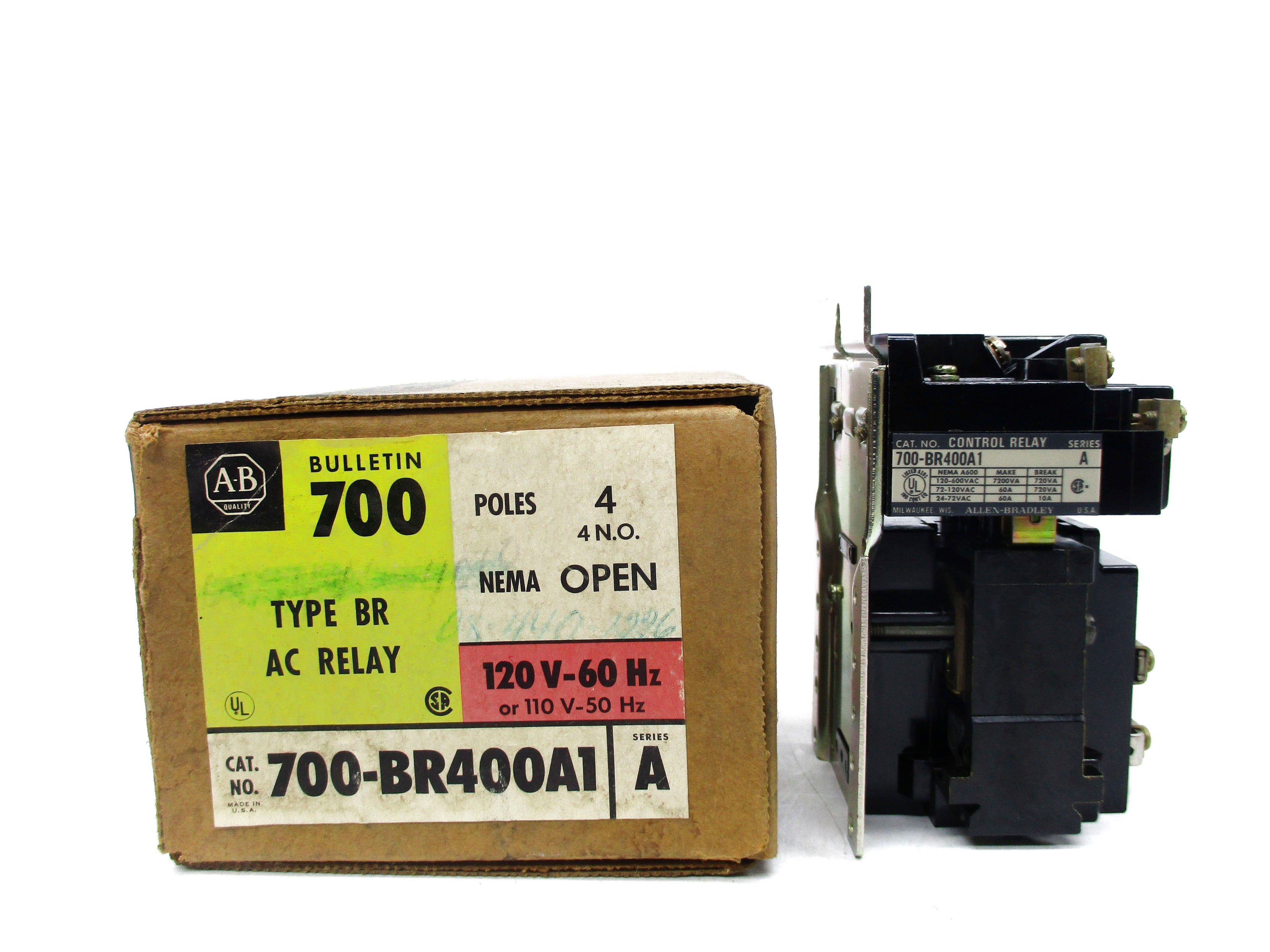 INDUSTRIAL SPARE PART 700-BR400A1 SER. A 110/120V (BR/YL) NSMP