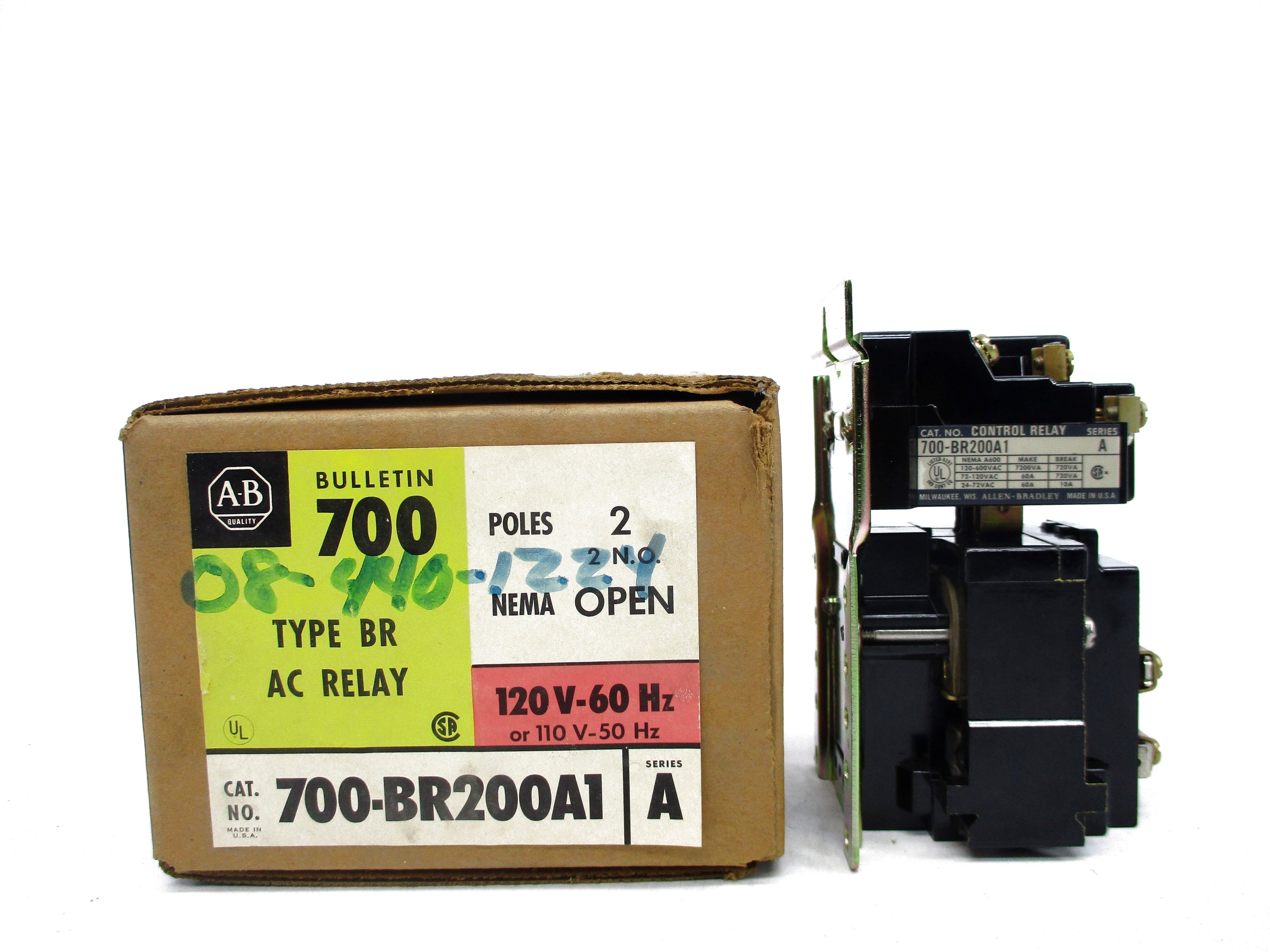 INDUSTRIAL SPARE PART 700-BR200A1 SER. A 120V (BR/YL) NSMP