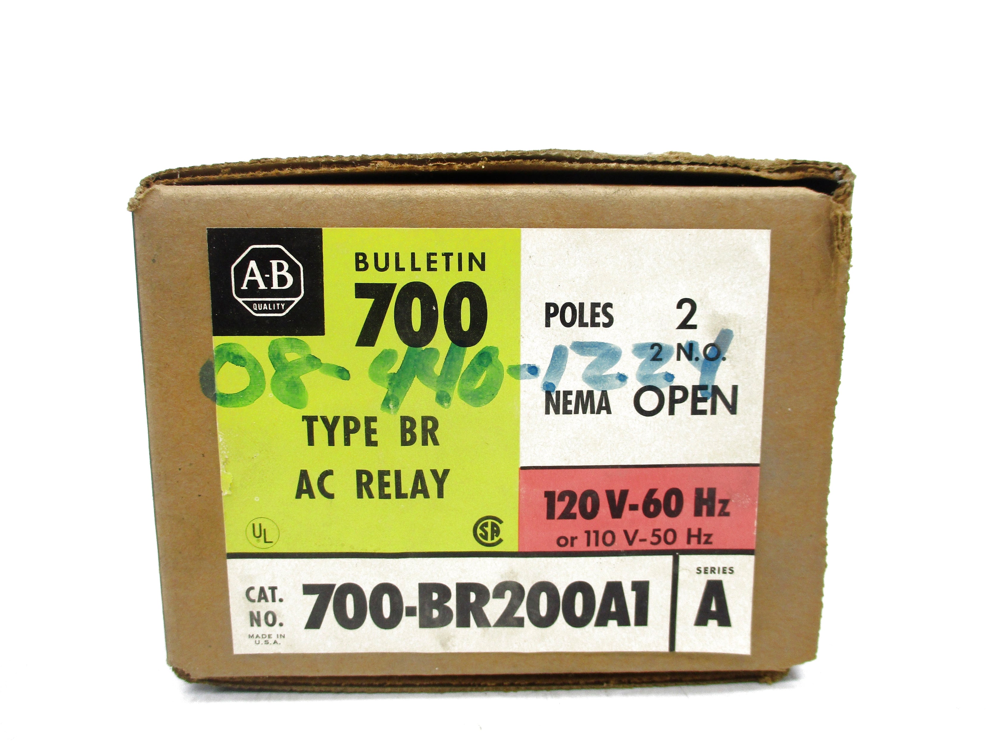 INDUSTRIAL SPARE PART 700-BR200A1 SER. A 120V (BR/YL) NSMP