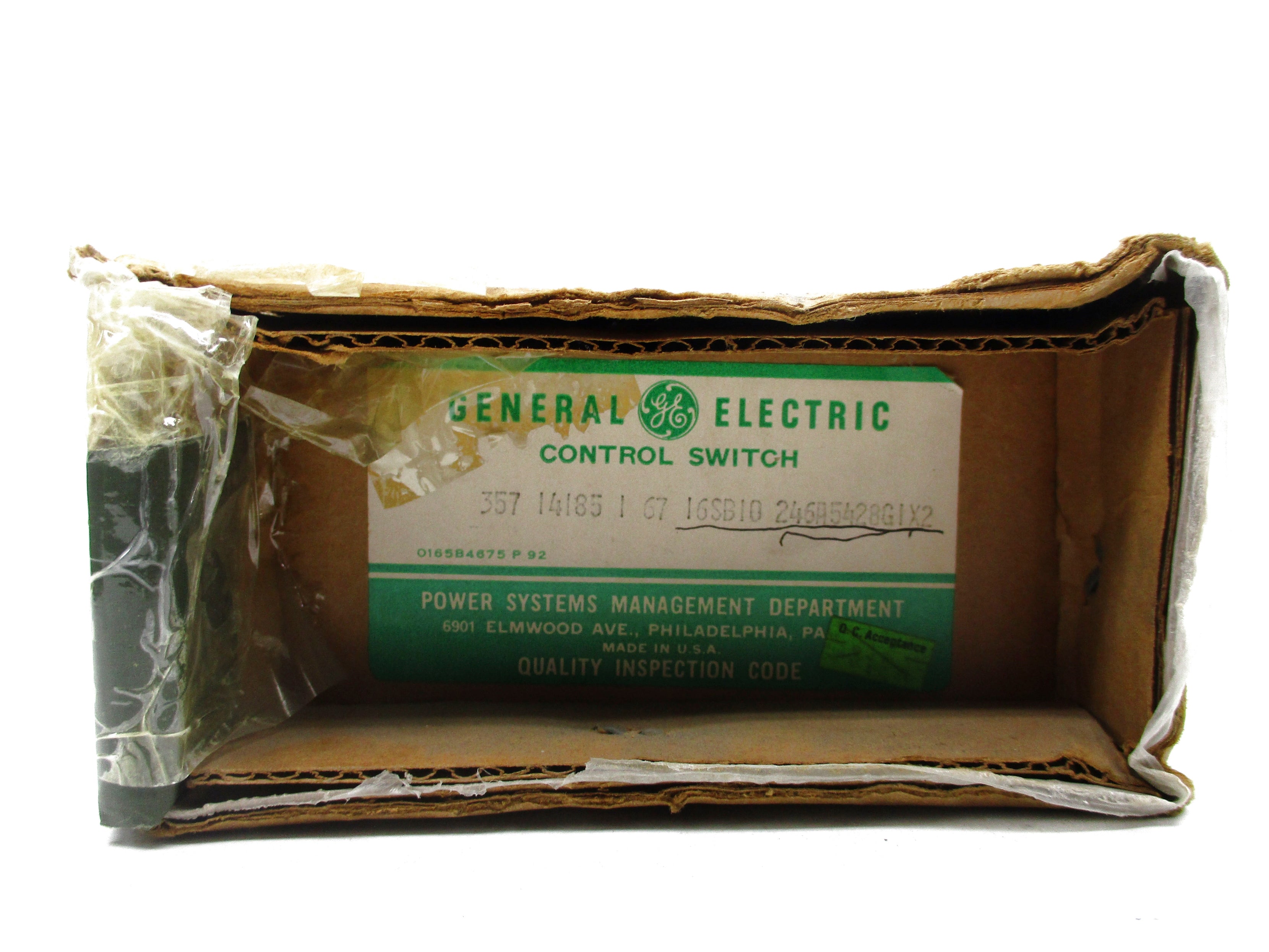 GENERAL ELECTRIC 16SB10246A5428C1X2 NSMP