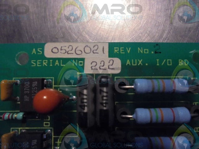 CHNONOS RICHARDSON AS0526021 REV.2 AUX I/O BOARD *NEW NOBOX*