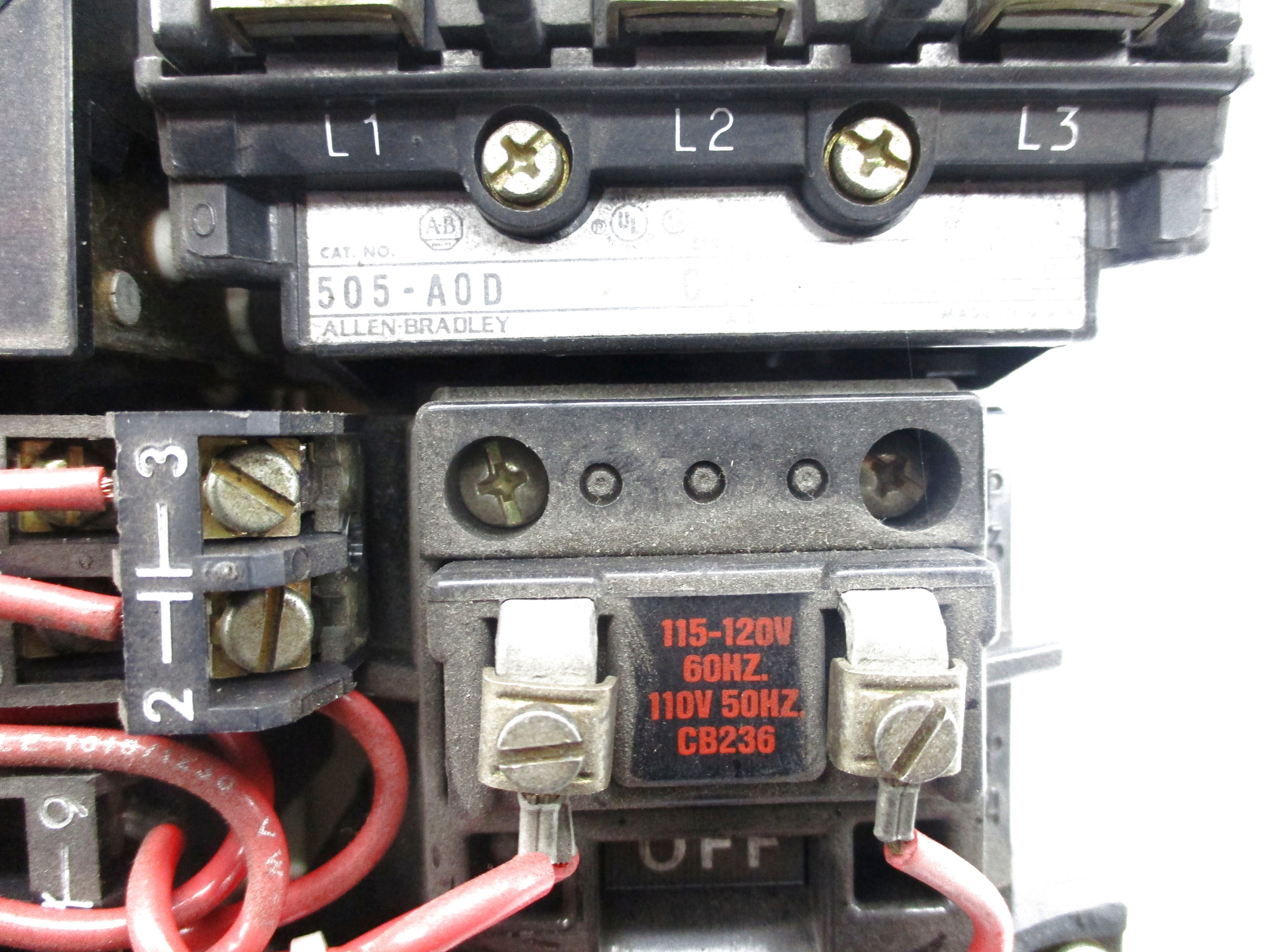 ALLEN BRADLEY 505-AOD SER. C (AS PICTURED) NSNP