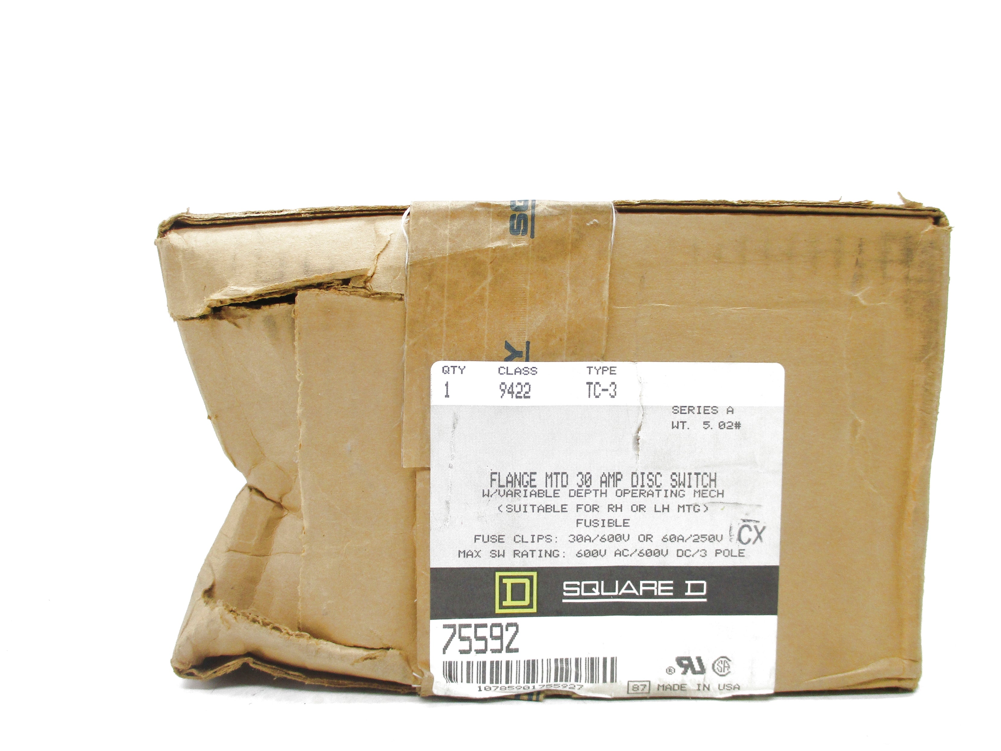SQUARE D 9422TC3 SER. A NSFS