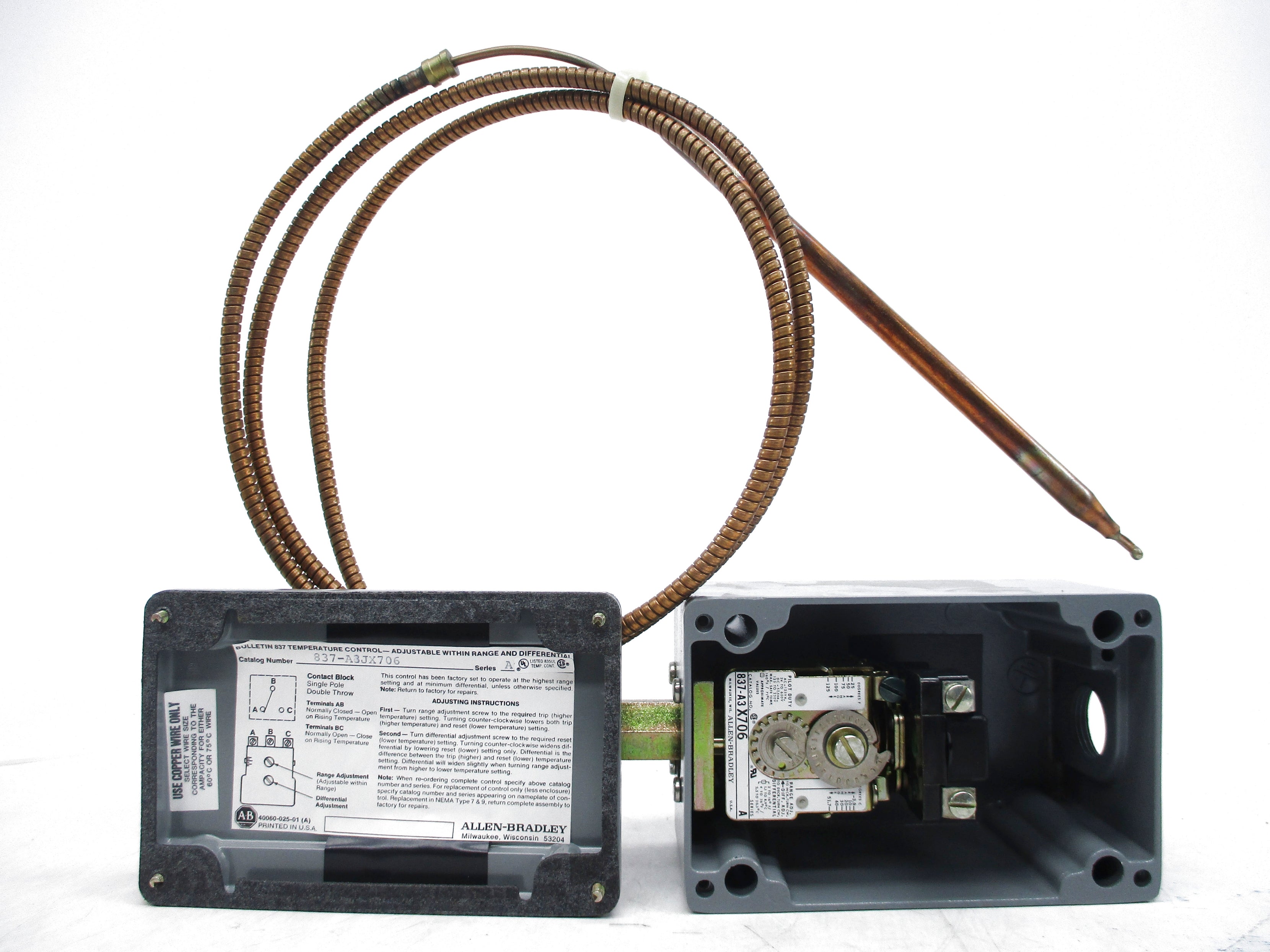 INDUSTRIAL SPARE PART 837-A3JX706 SER. A (BR/YL) NSMP
