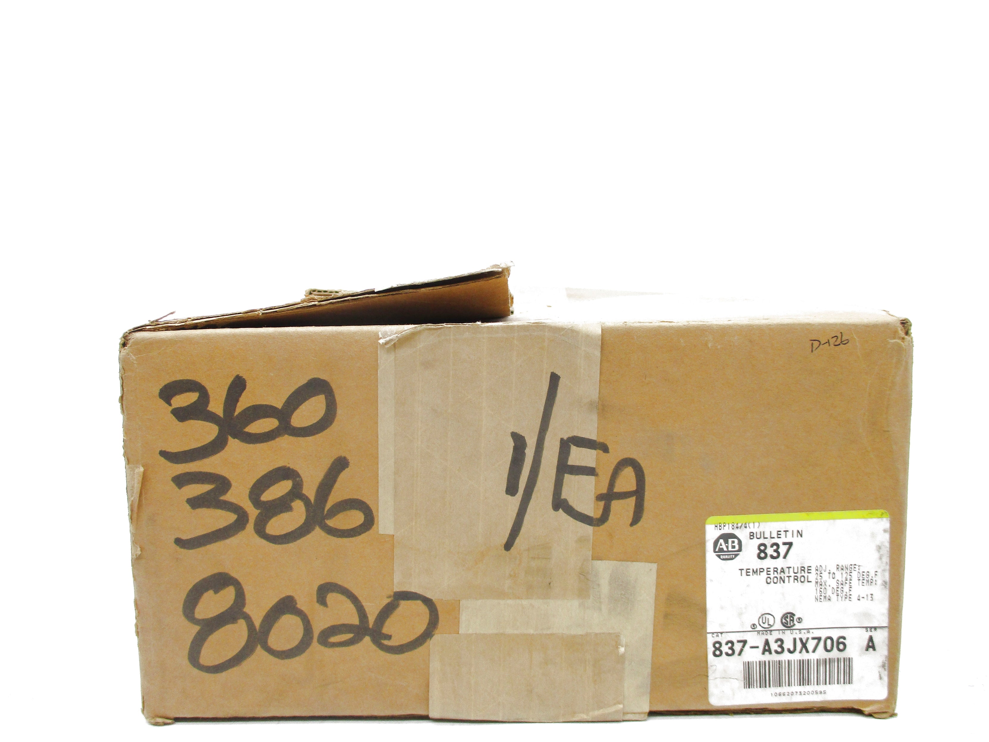 INDUSTRIAL SPARE PART 837-A3JX706 SER. A (BR/YL) NSMP