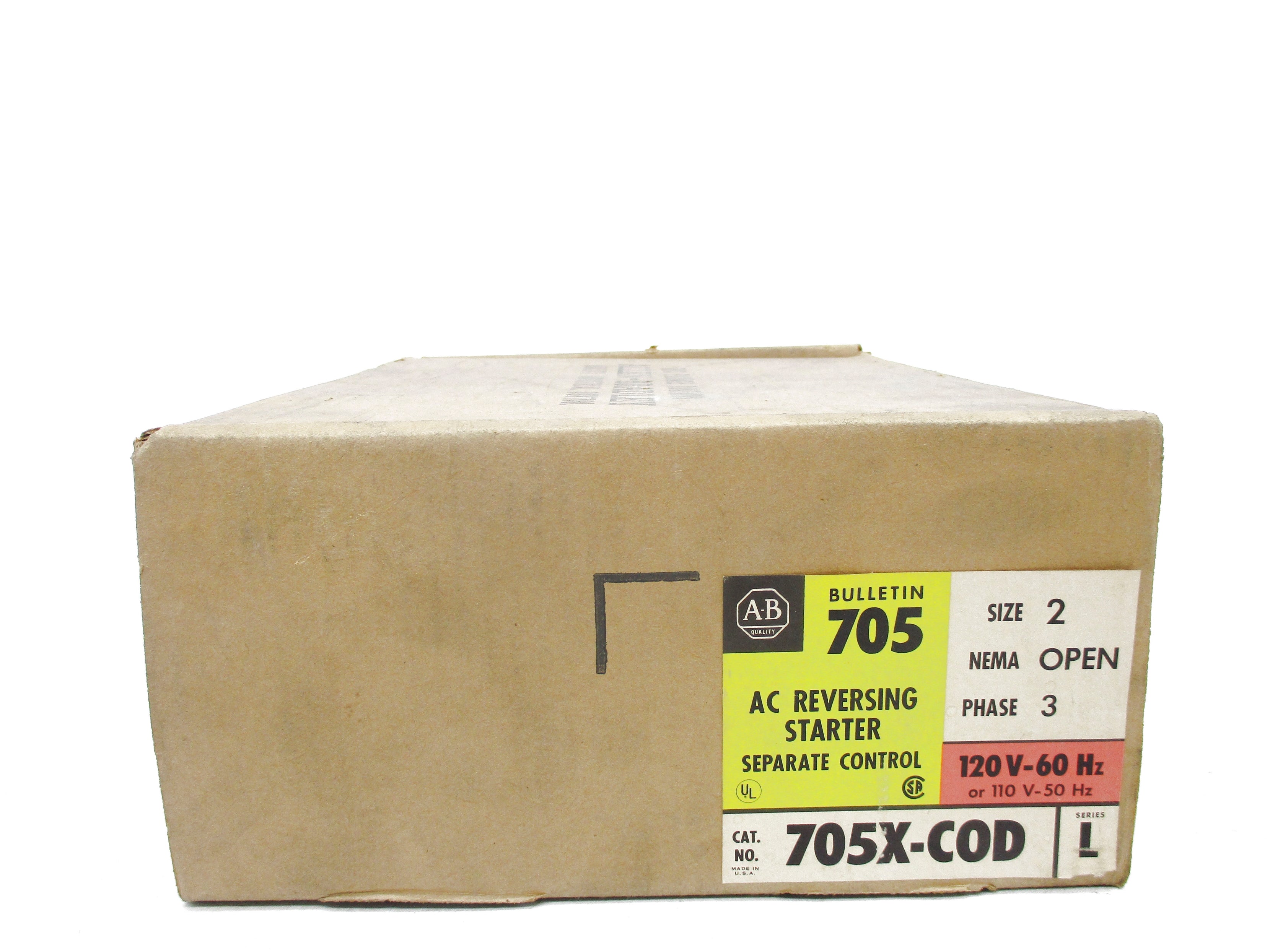 ALLEN BRADLEY 705X-COD SER. L (BR/YL) NSMP