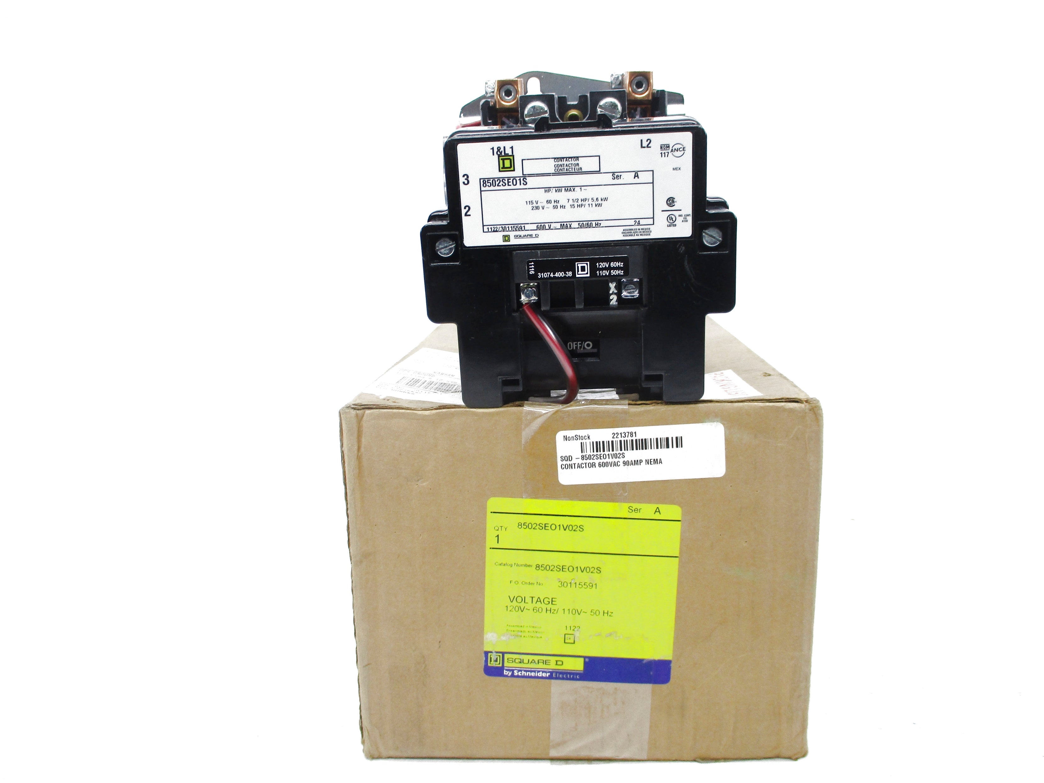 SQUARE D 8502SEO1V02S SER. A 120V NSMP
