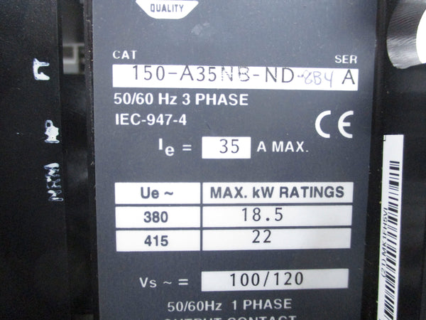 ALLEN BRADLEY 150-A35NB-ND SER. A NSNP