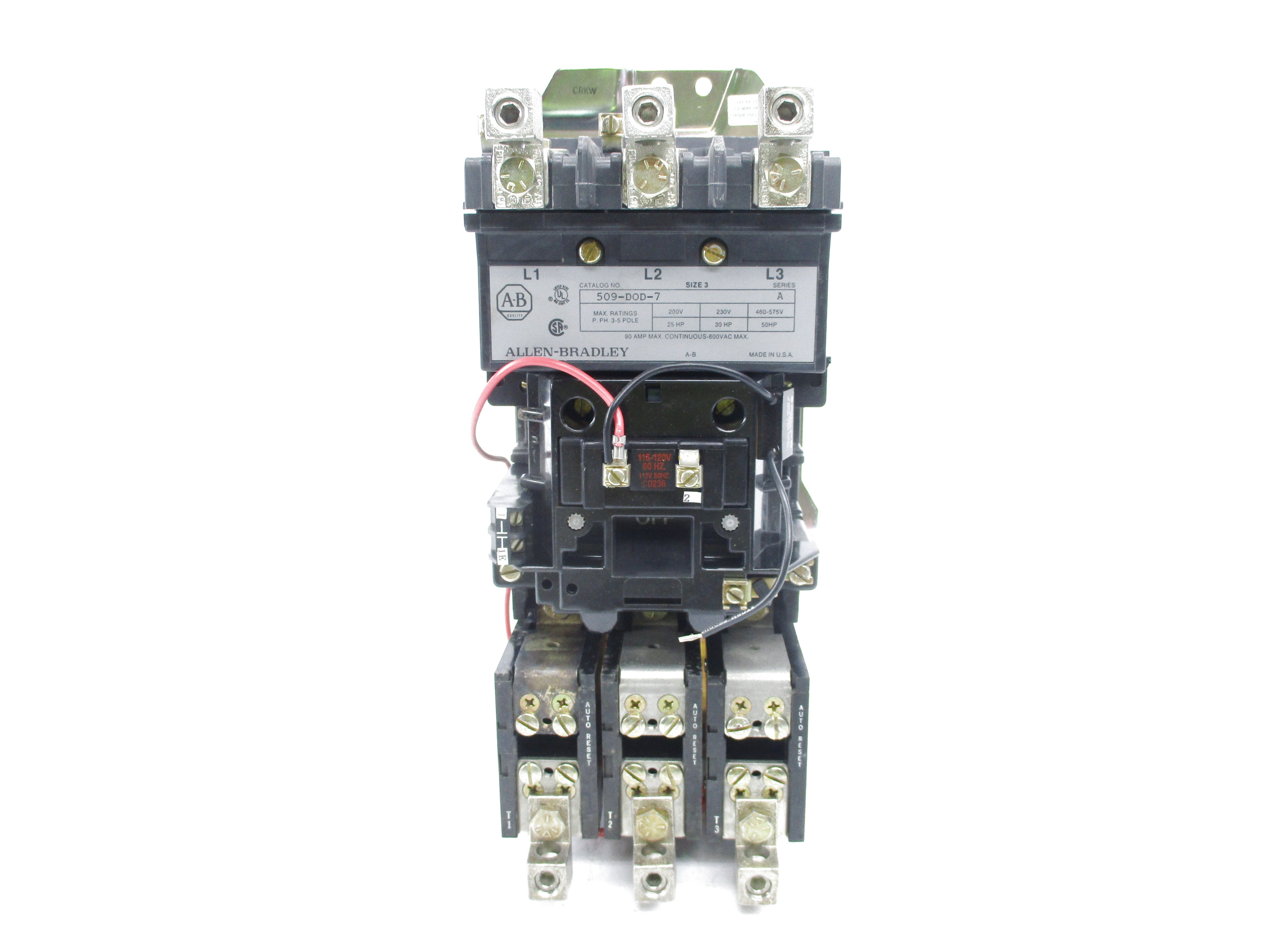 ALLEN BRADLEY 509-DOD-7 SER. A NSNP
