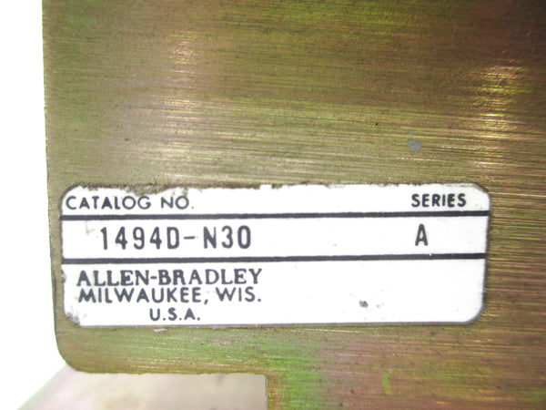 ALLEN BRADLEY 1494D-N30 SER. A NSNP