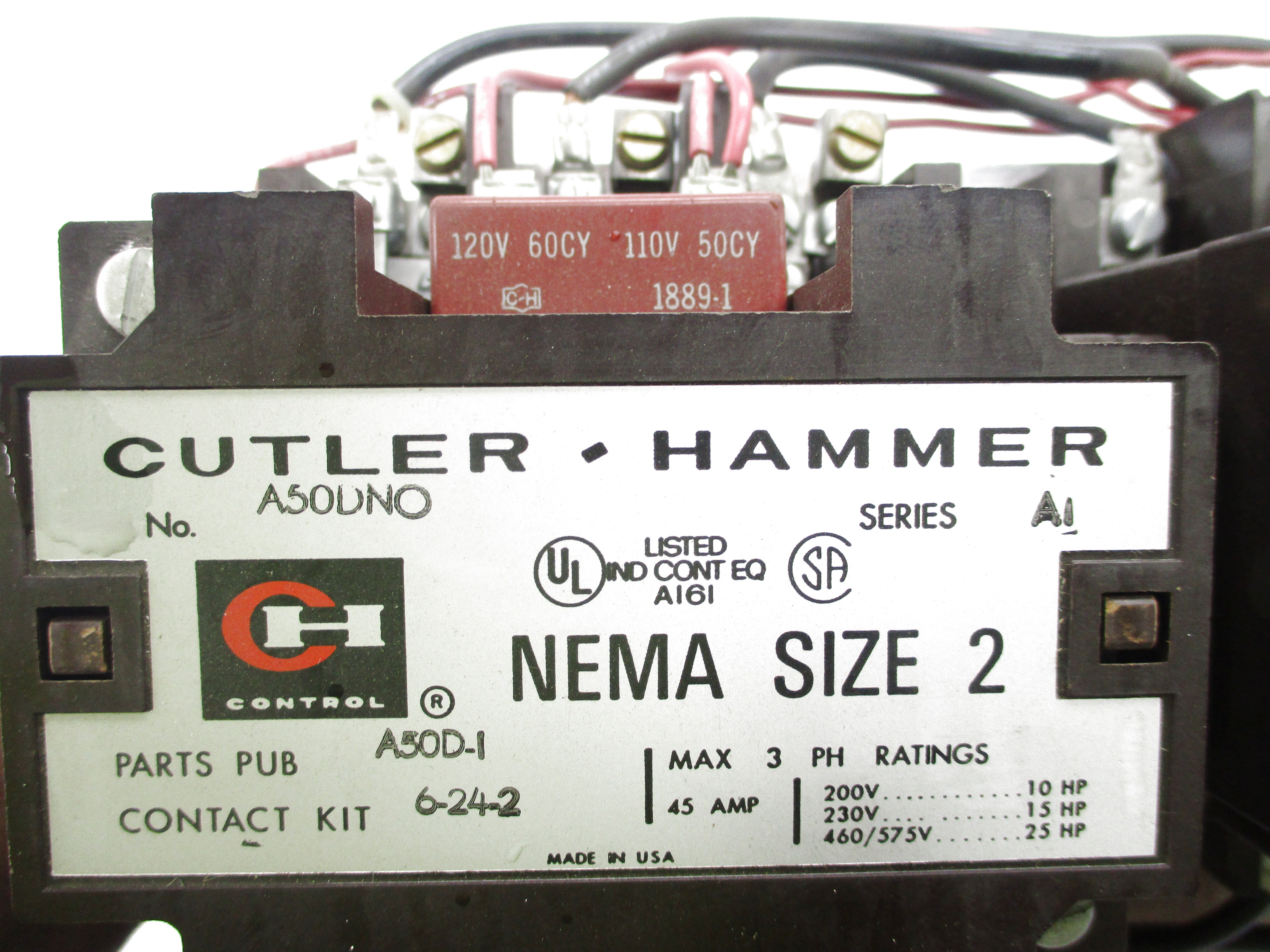 CUTLER HAMMER A50DNO SER. A1 NSNP