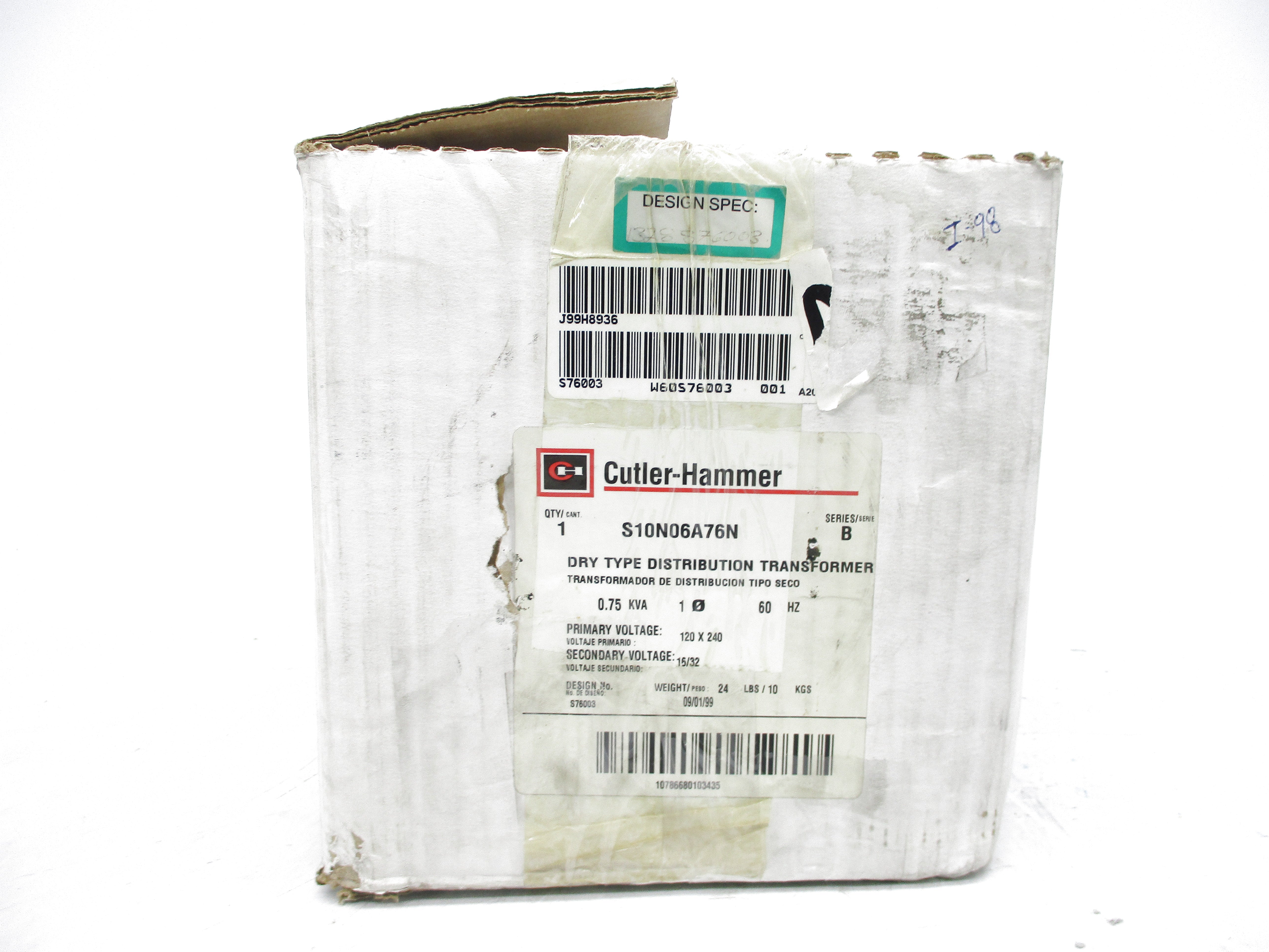 CUTLER HAMMER S10N06A76N SER. B NSMP