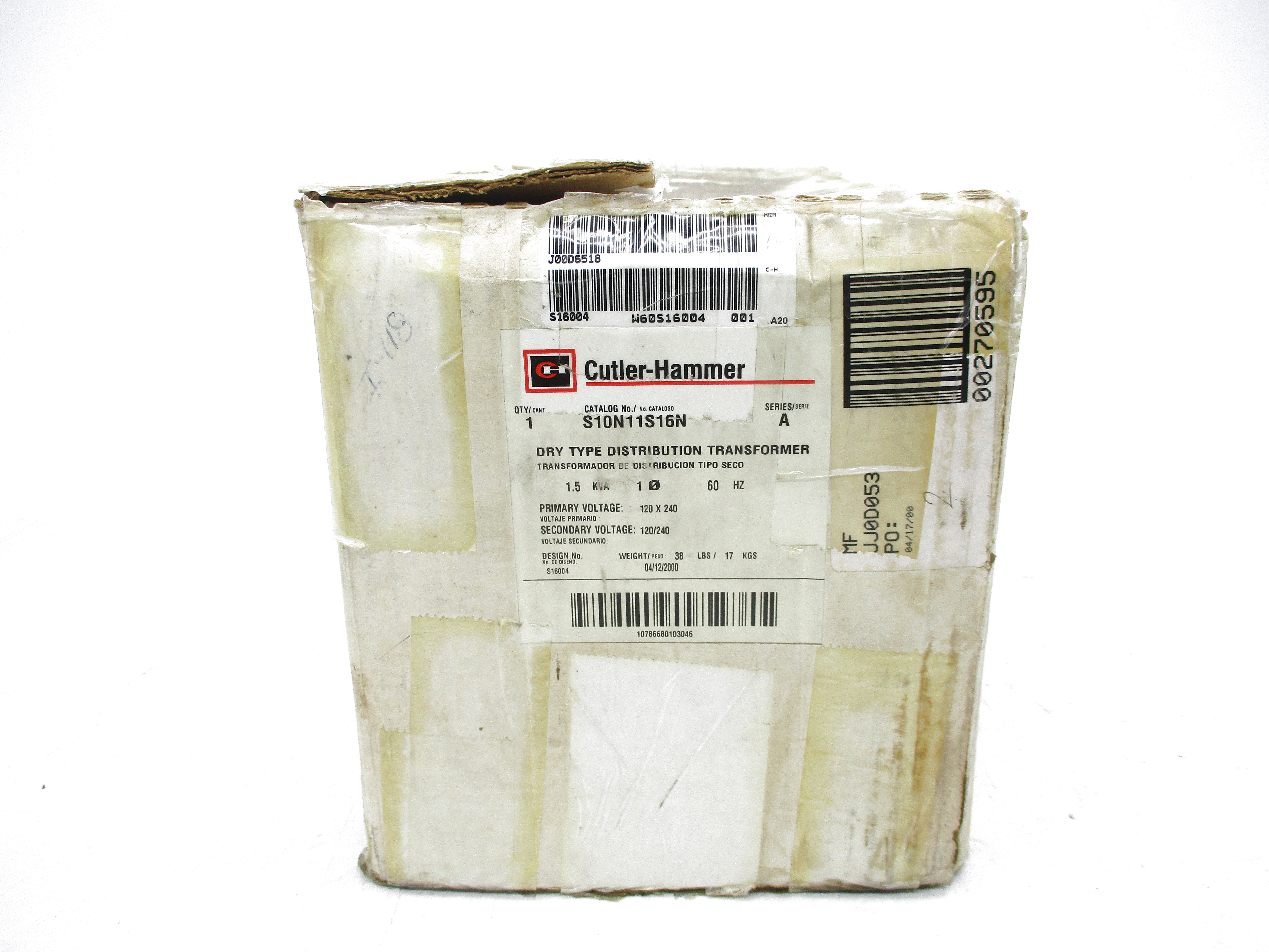 CUTLER HAMMER S10N11S16N SER. A NSMP