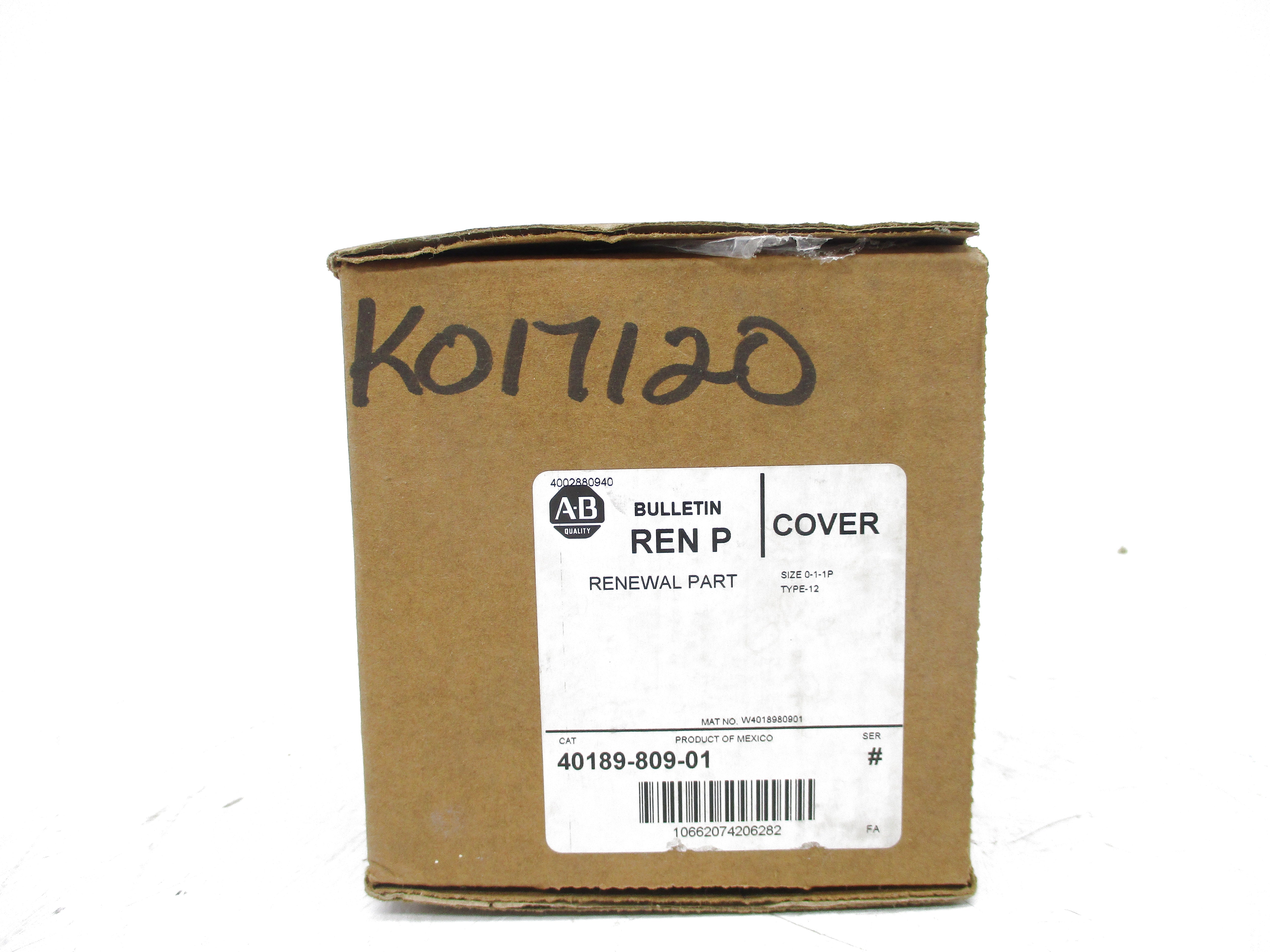 INDUSTRIAL SPARE PART 40189-809-01 (BR/WH) NSMP