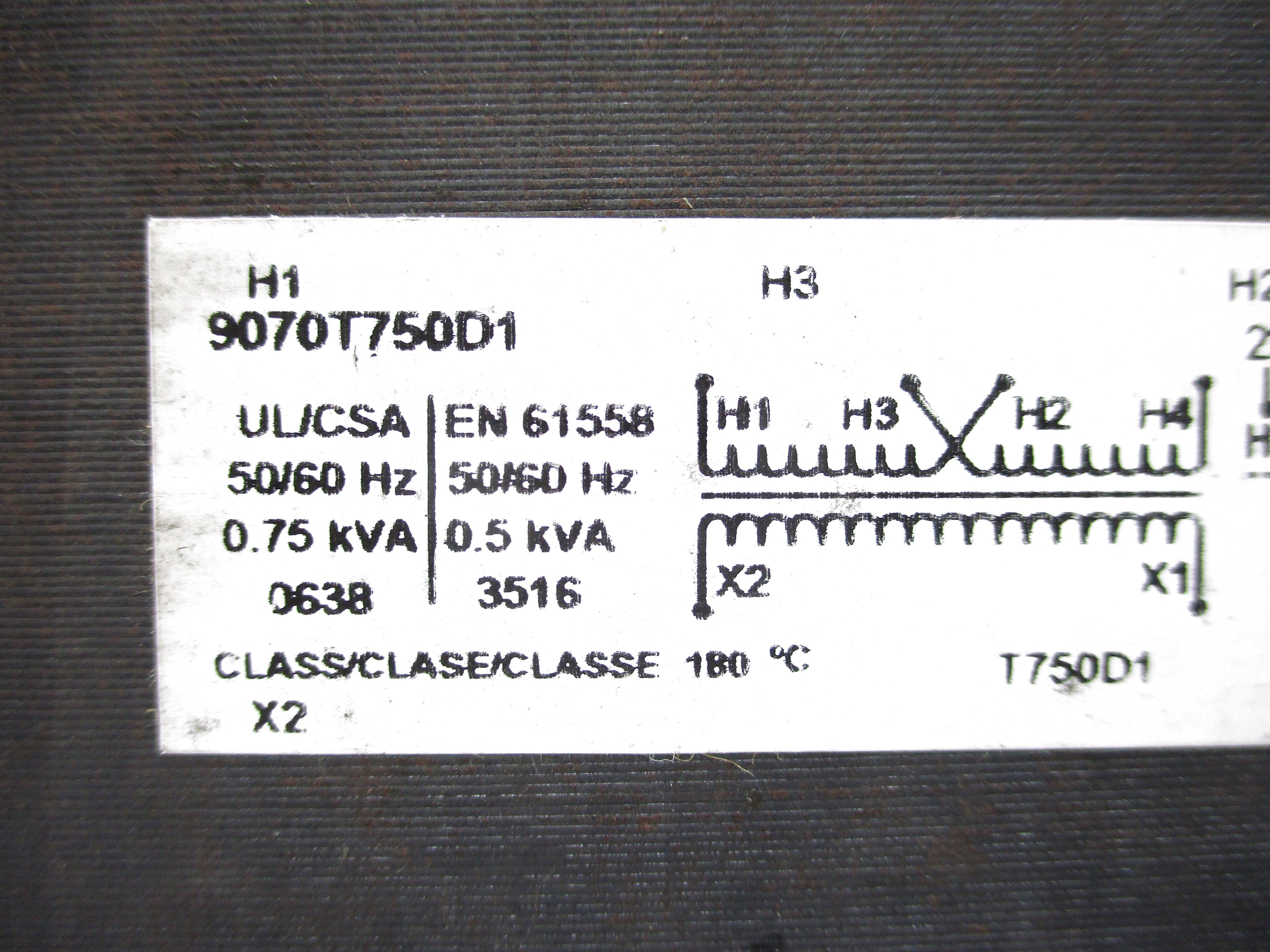SQUARE D 9070T750D1 NSNP
