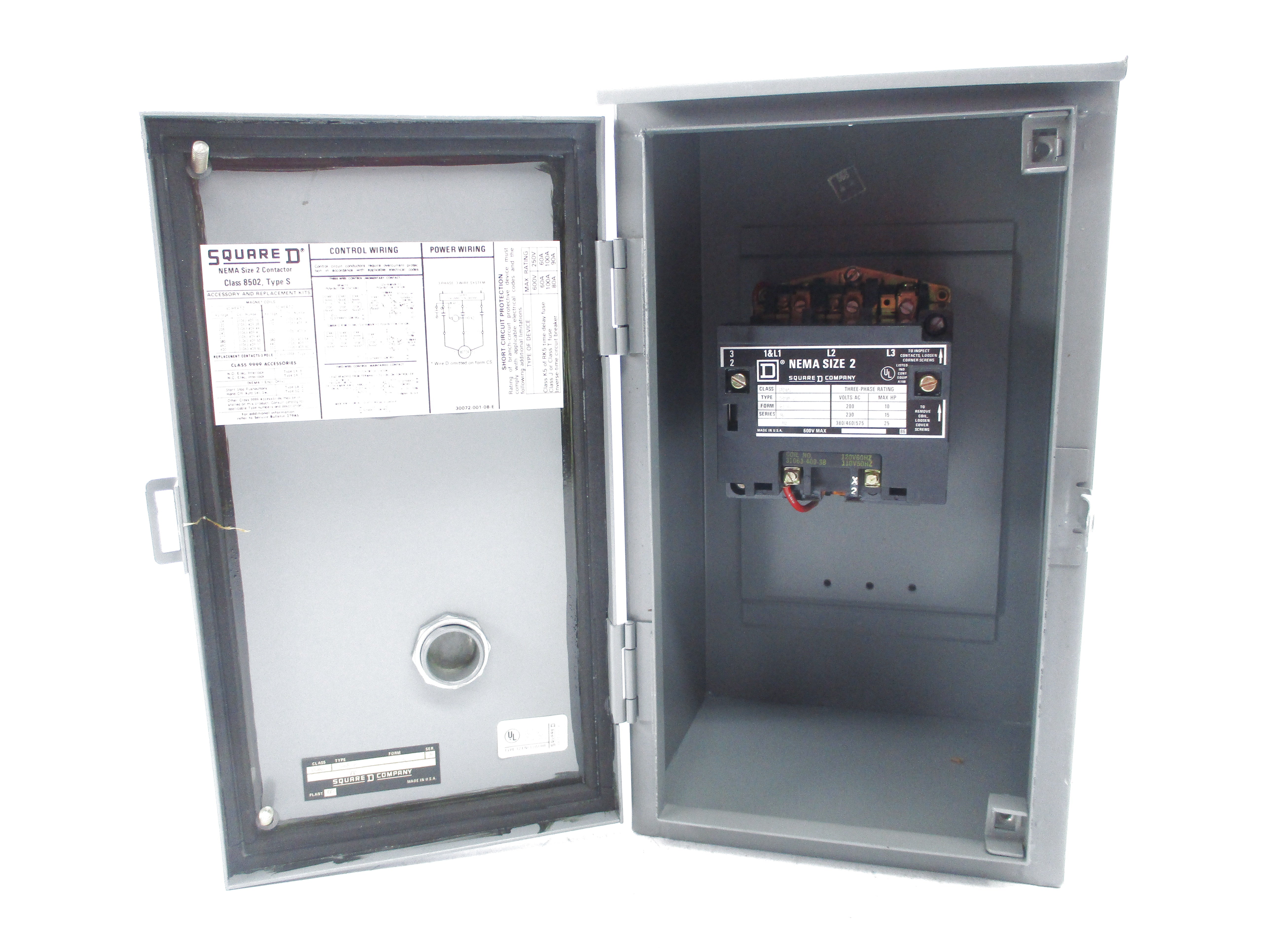 SQUARE D 8502SDA2S SER. A 120V NSNP