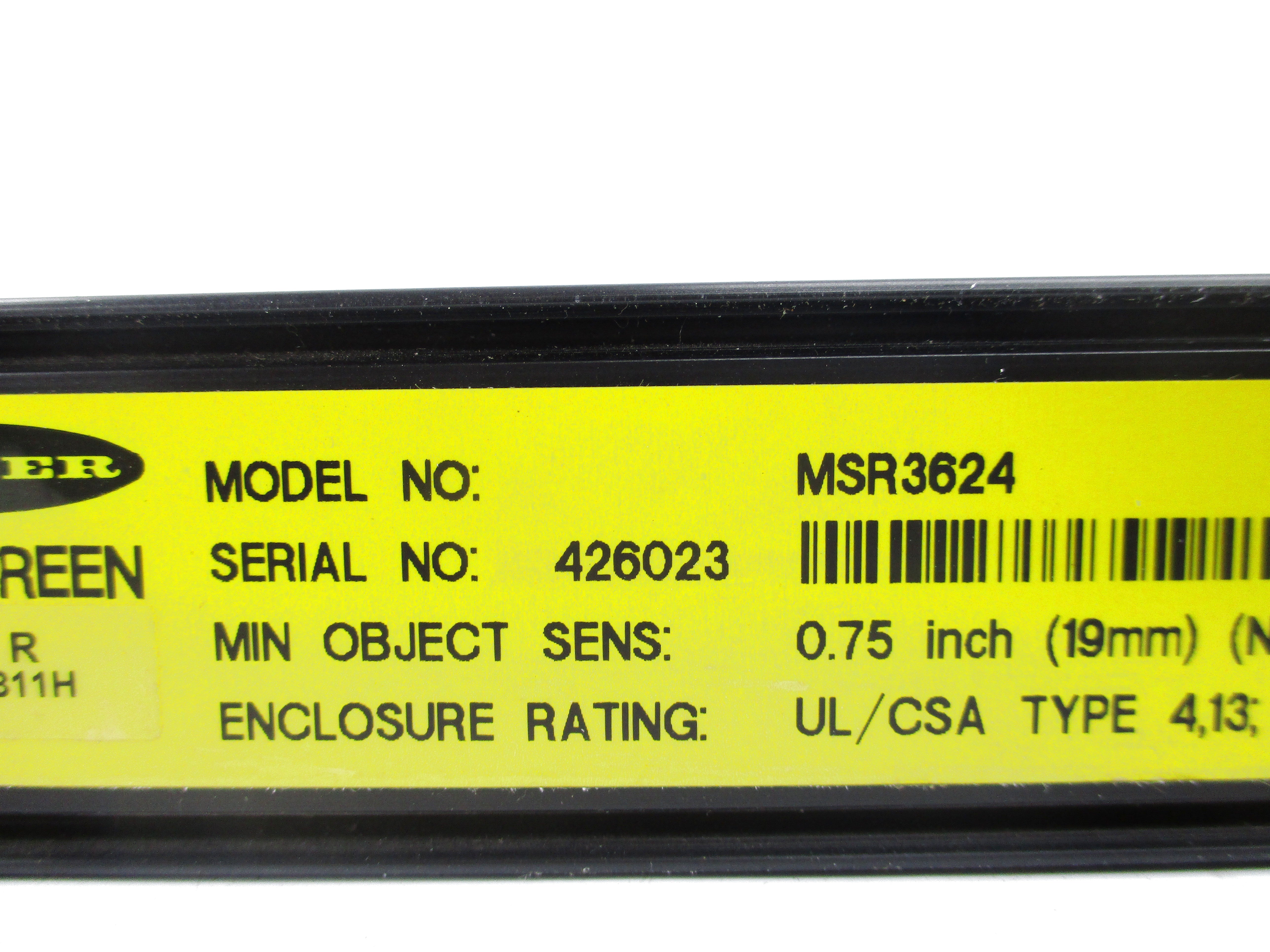 BANNER ENGINEERING MSR3624 UNMP