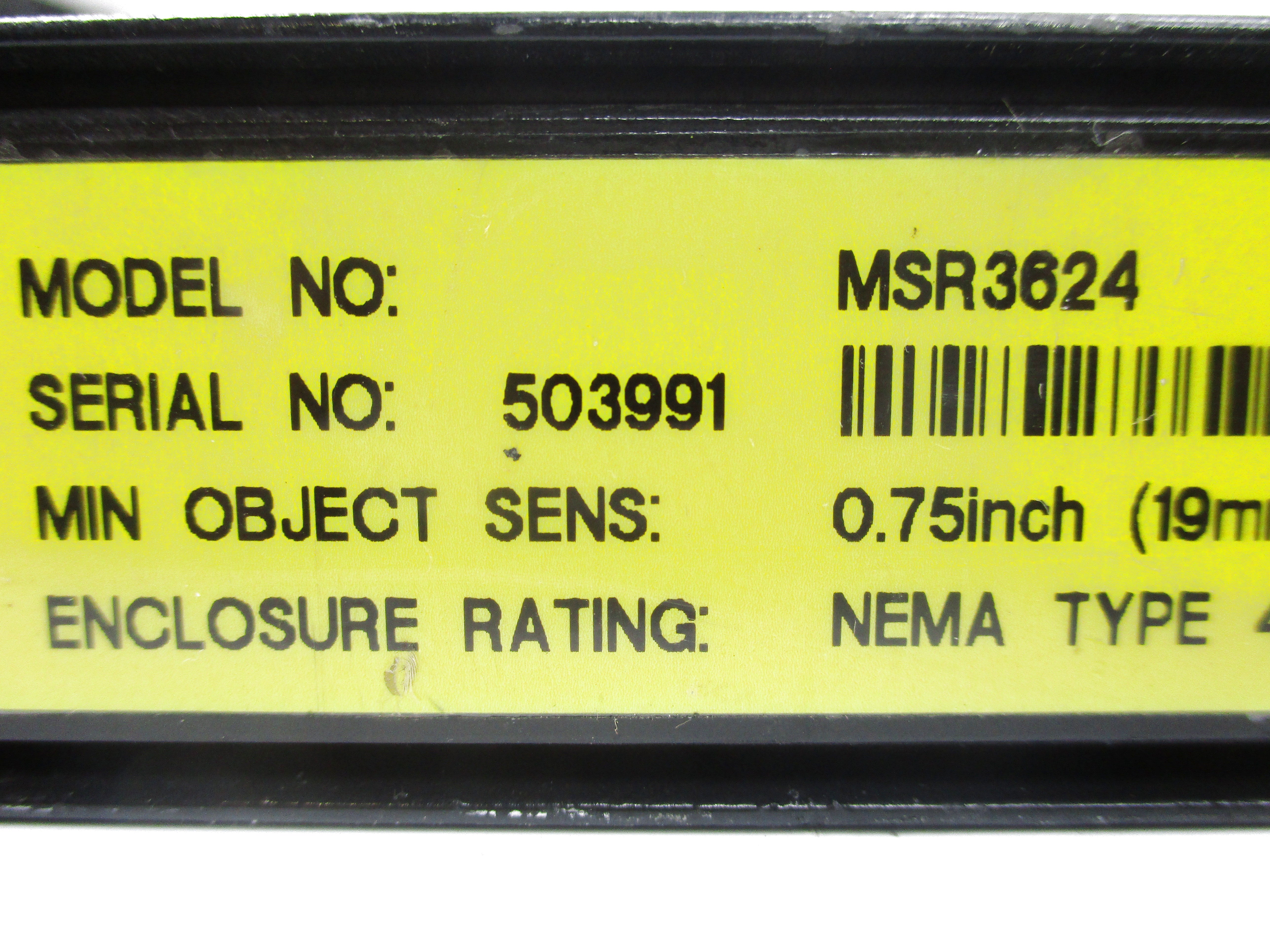 BANNER ENGINEERING MSR3624 REMAN