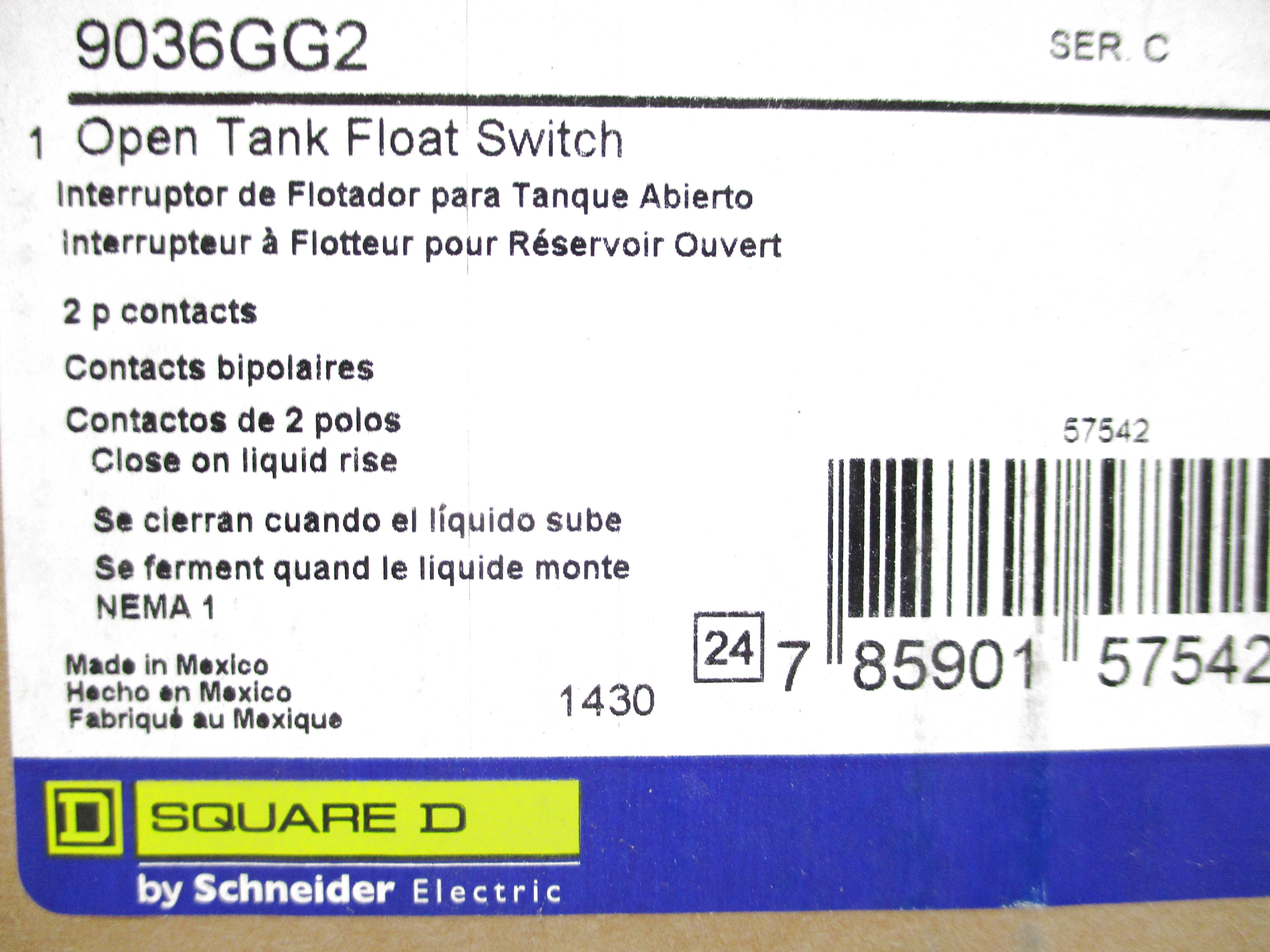SQUARE D 9036GG2 SER. C NSFS