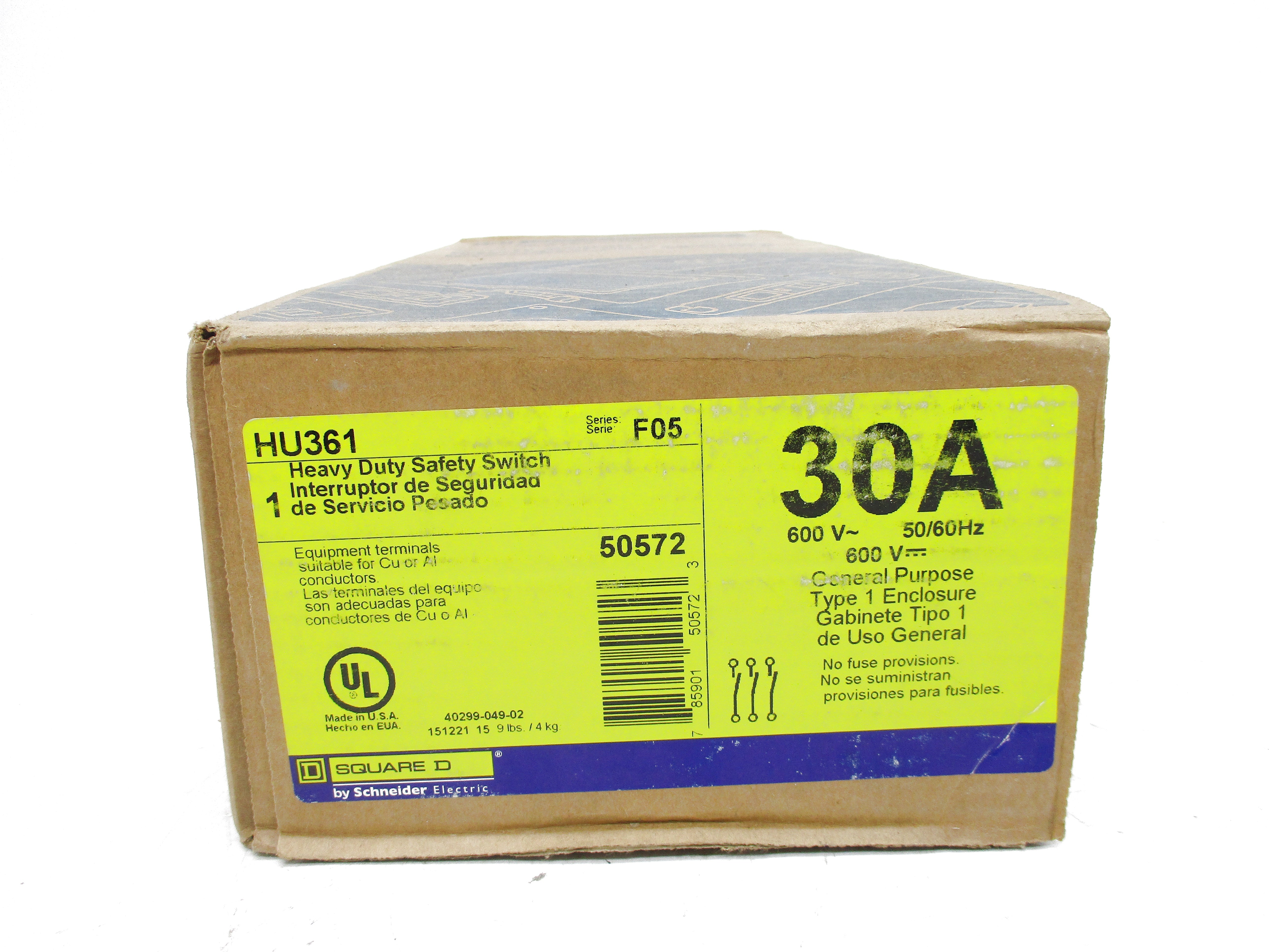 SQUARE D HU361 SER. F05 NSFS
