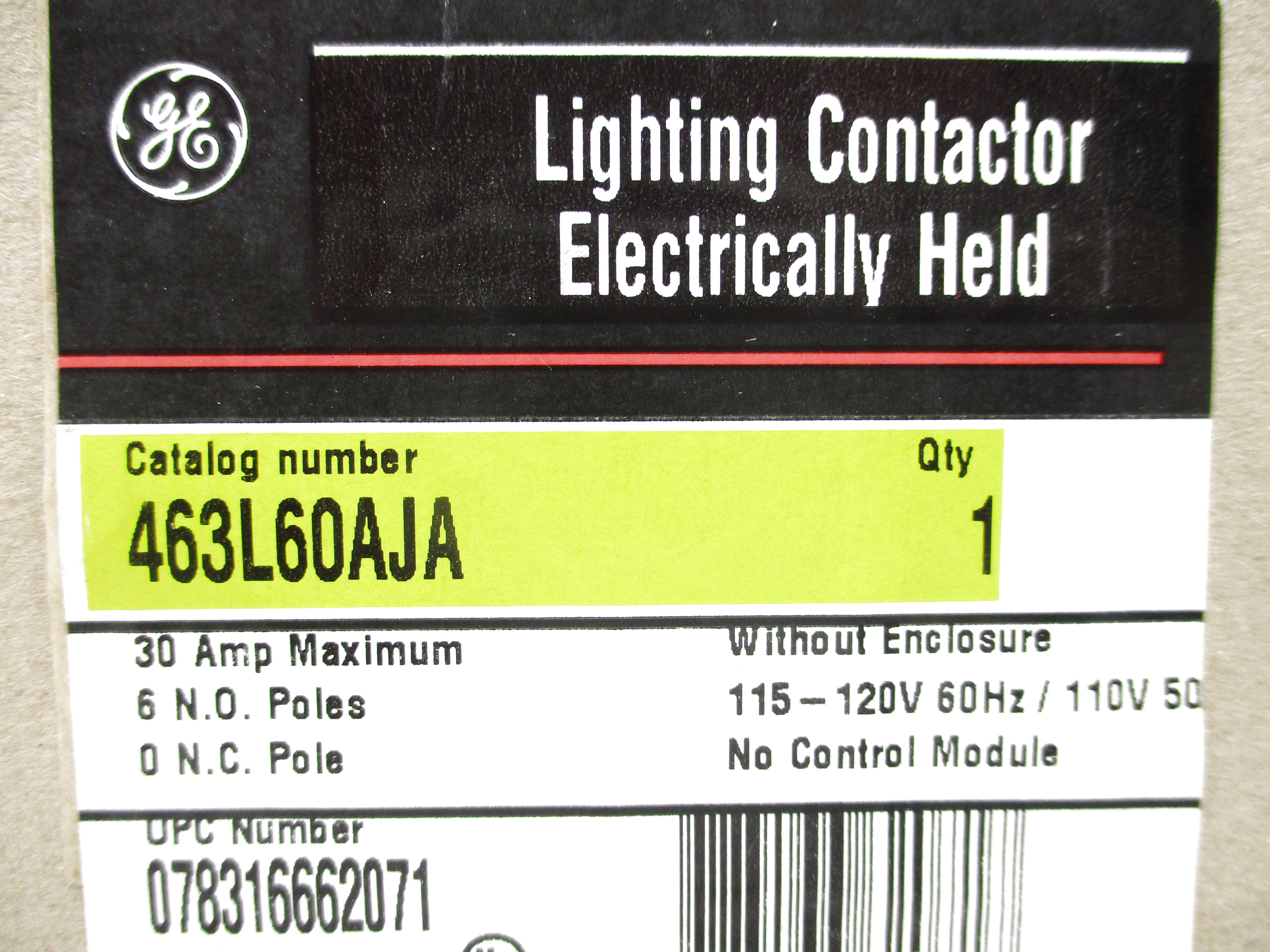 GENERAL ELECTRIC 463L60AJA 120V NSFS