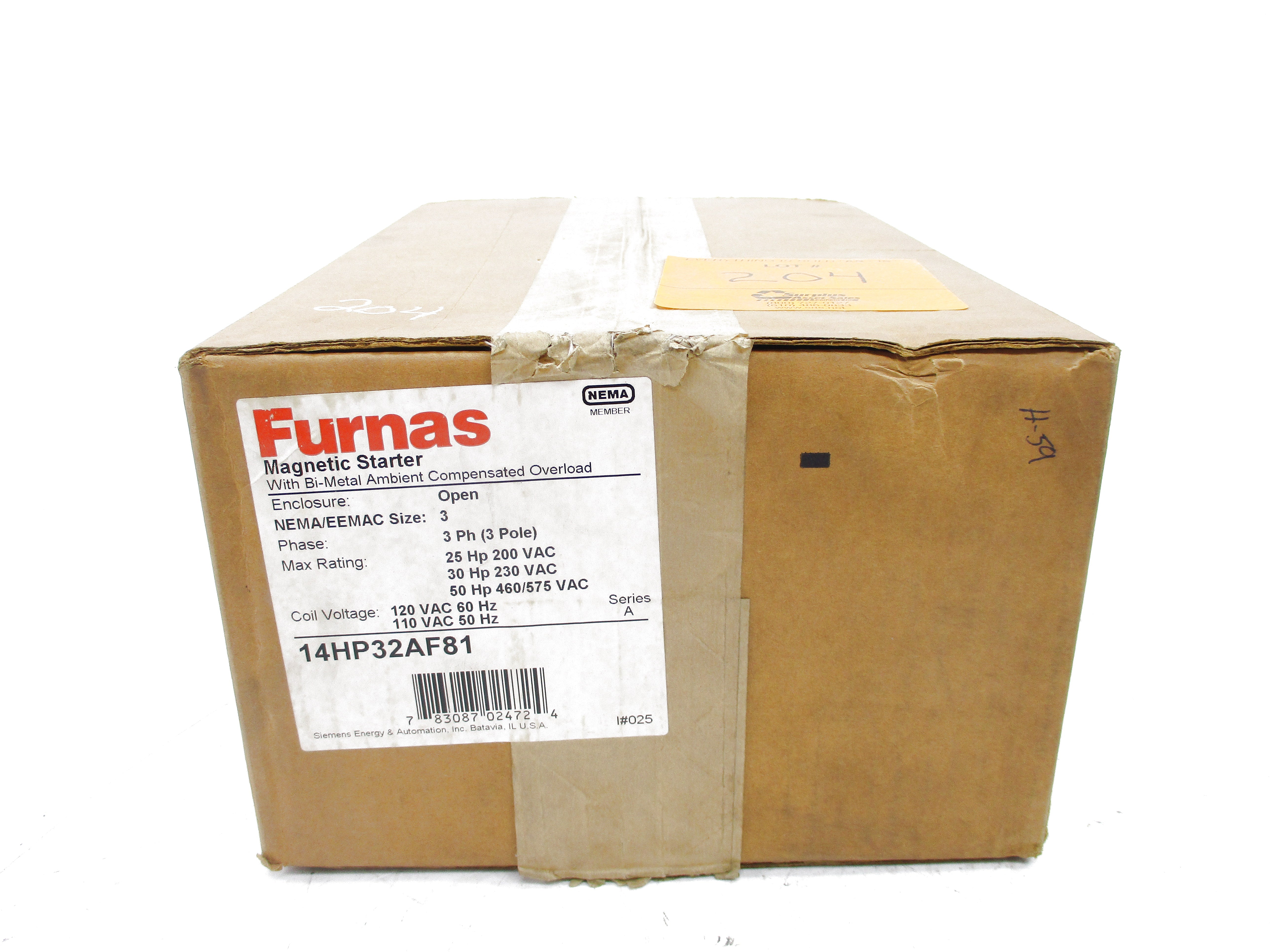 FURNAS 14HP32AF81 SER. A NSFS