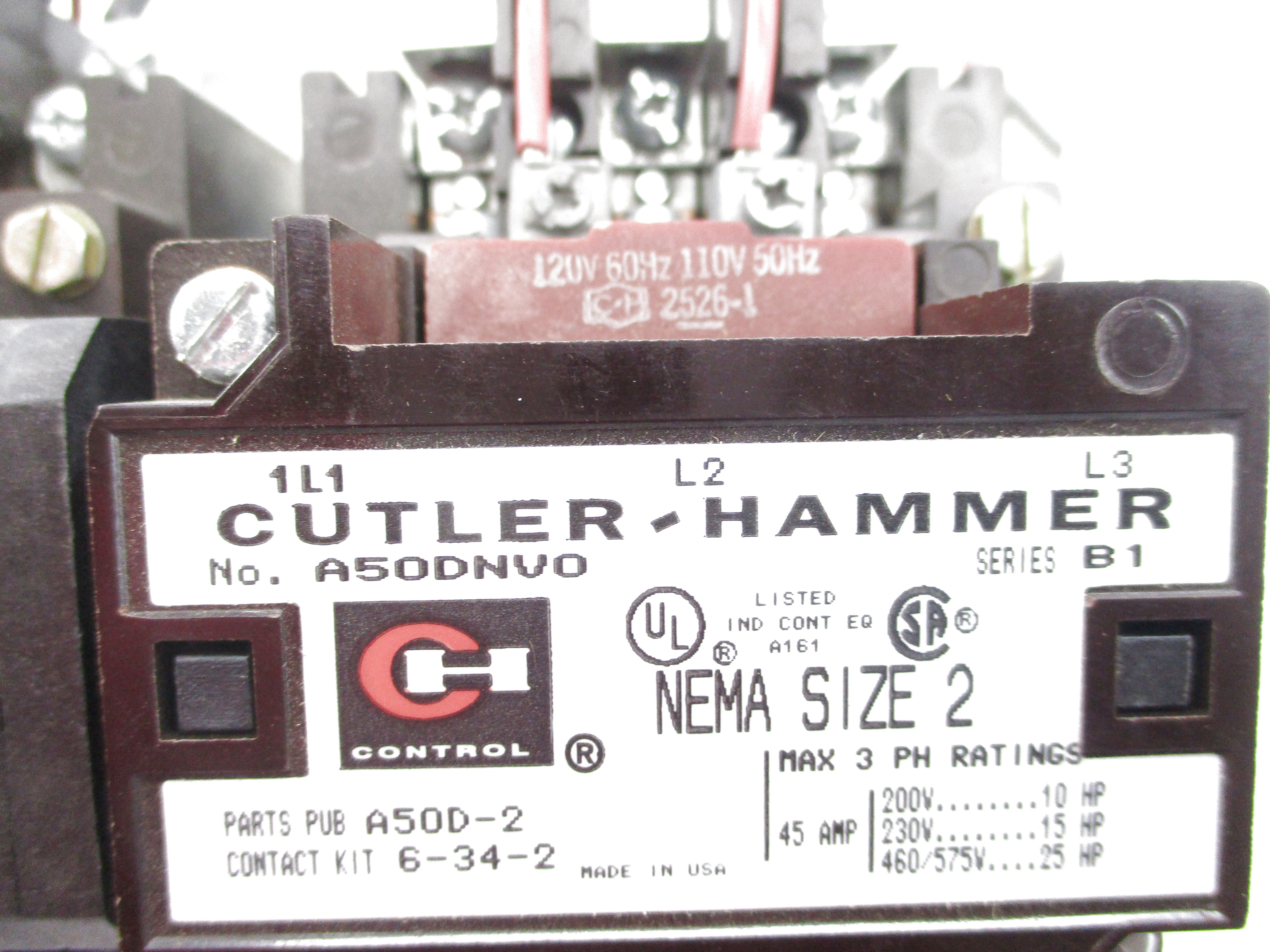CUTLER HAMMER A50DNV0 SER. B1 NSNP