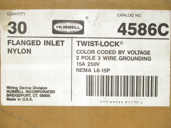 HUBBELL 4586C (PKG OF 30) NSFS