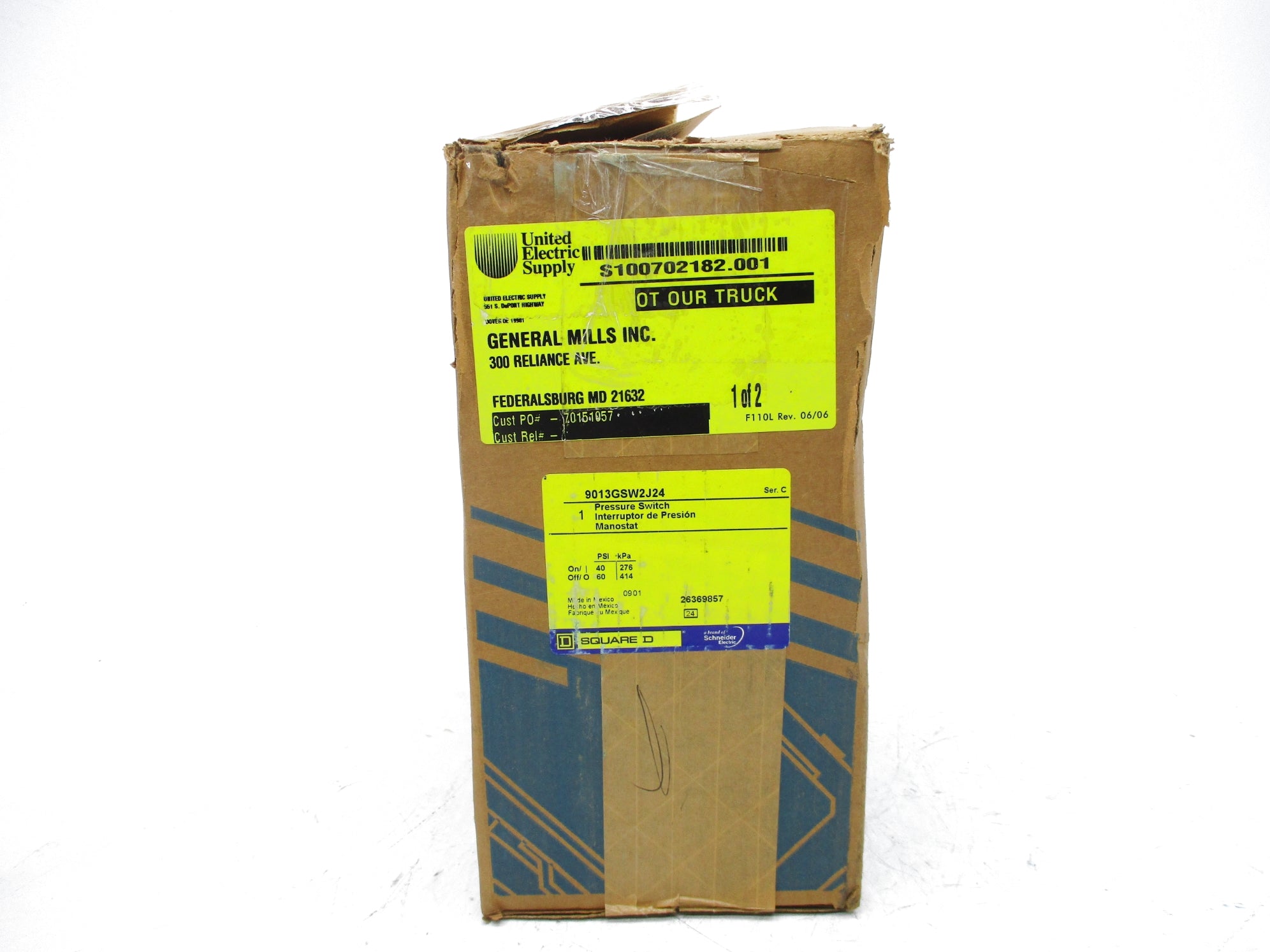 SQUARE D 9013GSW2J24 SER. C NSMP
