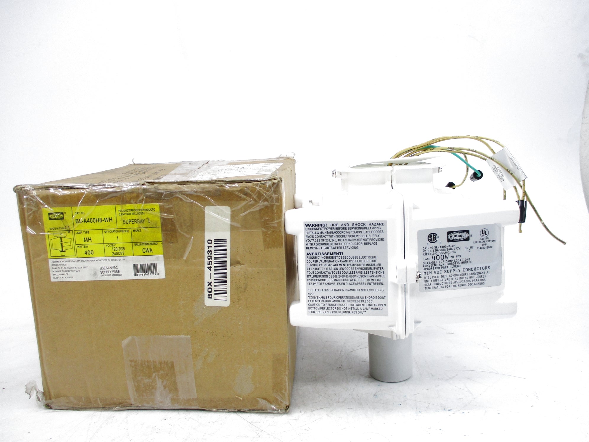 HUBBELL BL-A400H8-WH NSMP