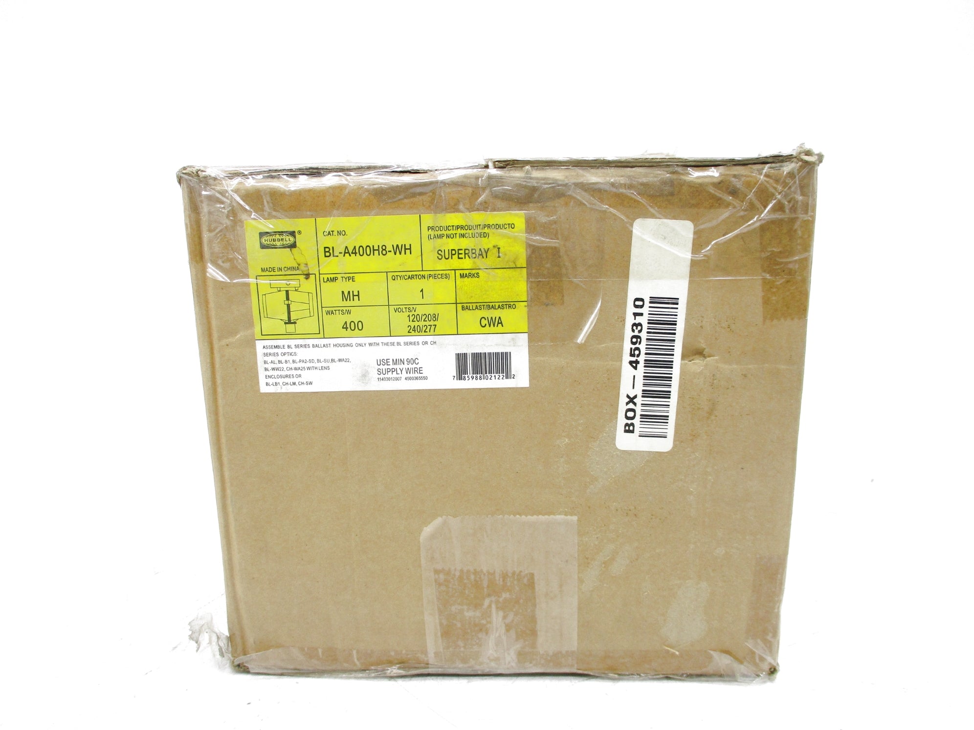 HUBBELL BL-A400H8-WH NSMP