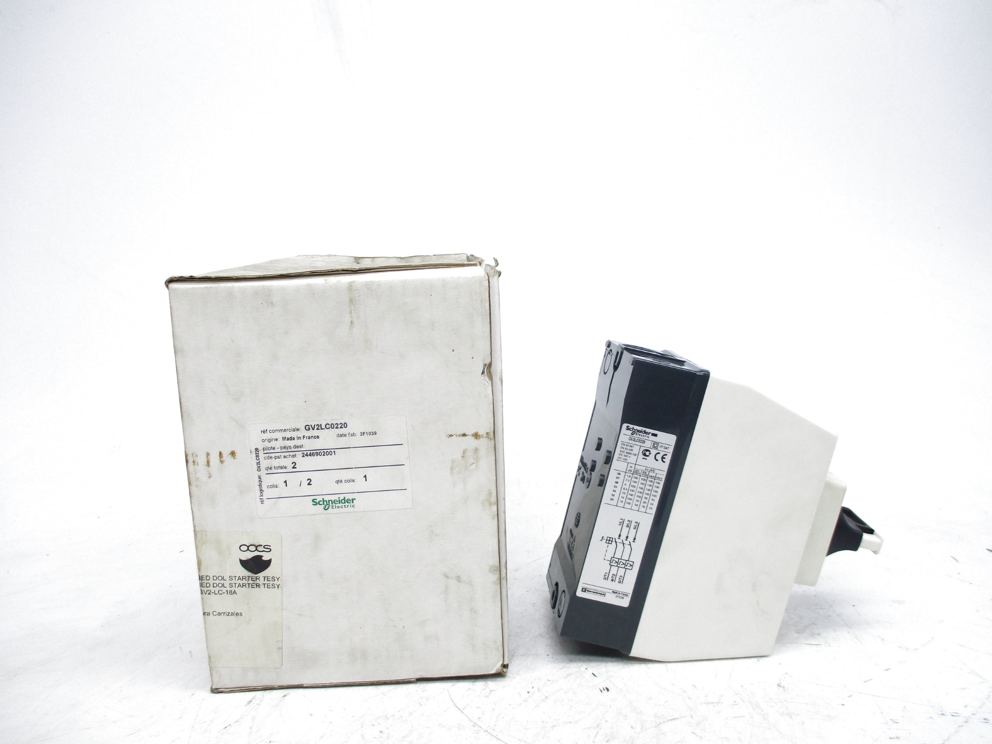 SCHNEIDER ELECTRIC GV2LC0220 NSMP